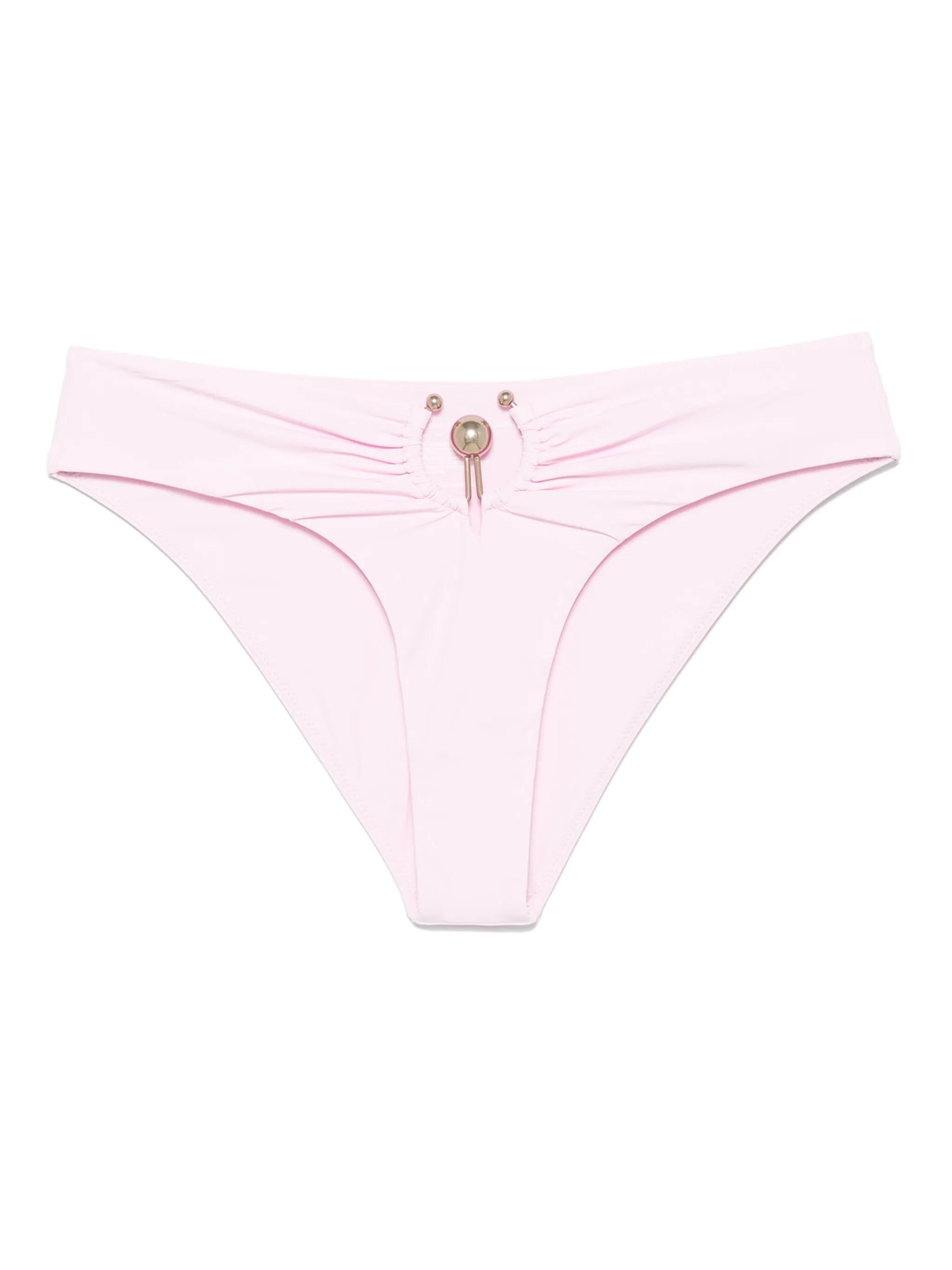 ruched orbit bikini bottoms