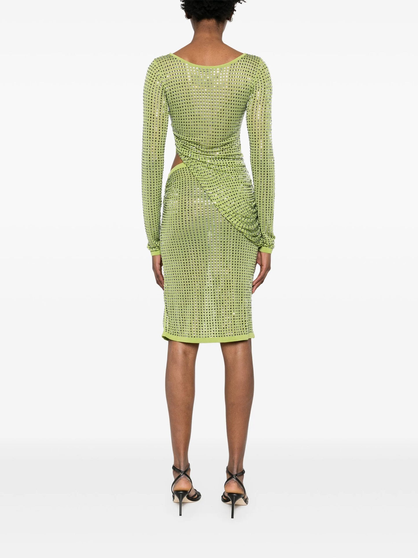 Cirrus Hotfix Cutaway midi dress