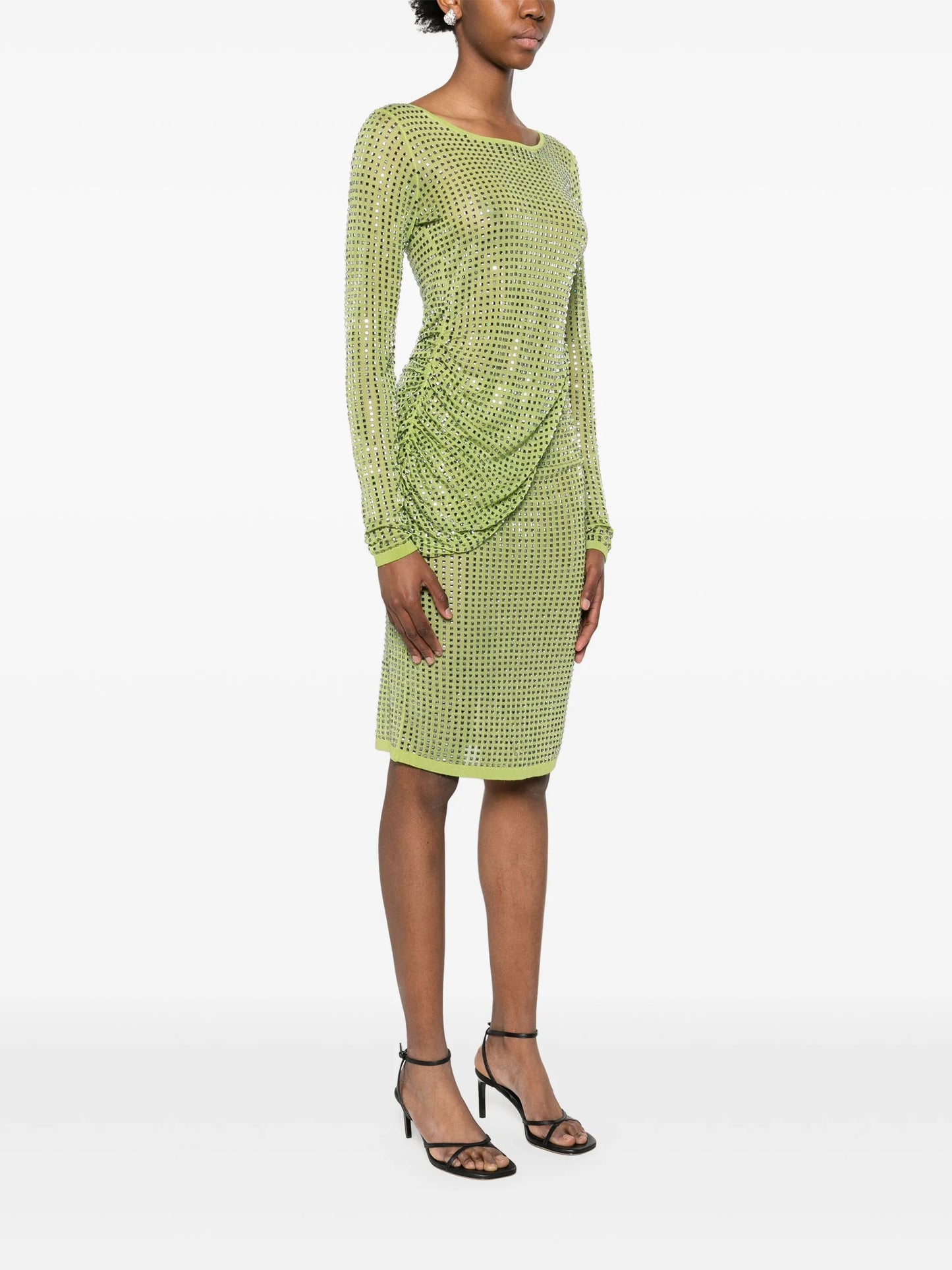 Cirrus Hotfix cut-away midi dress