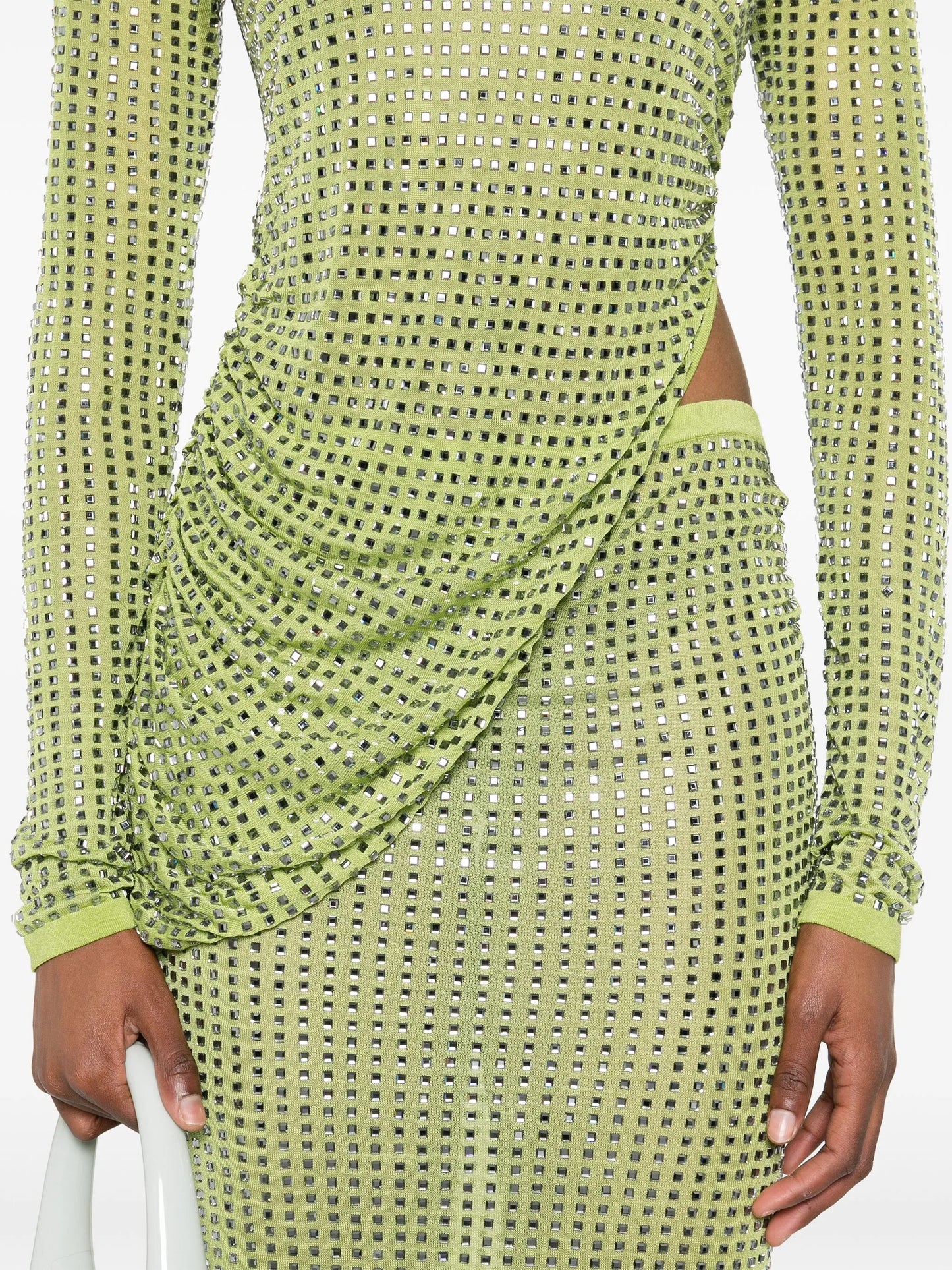 Cirrus Hotfix Cutaway midi dress