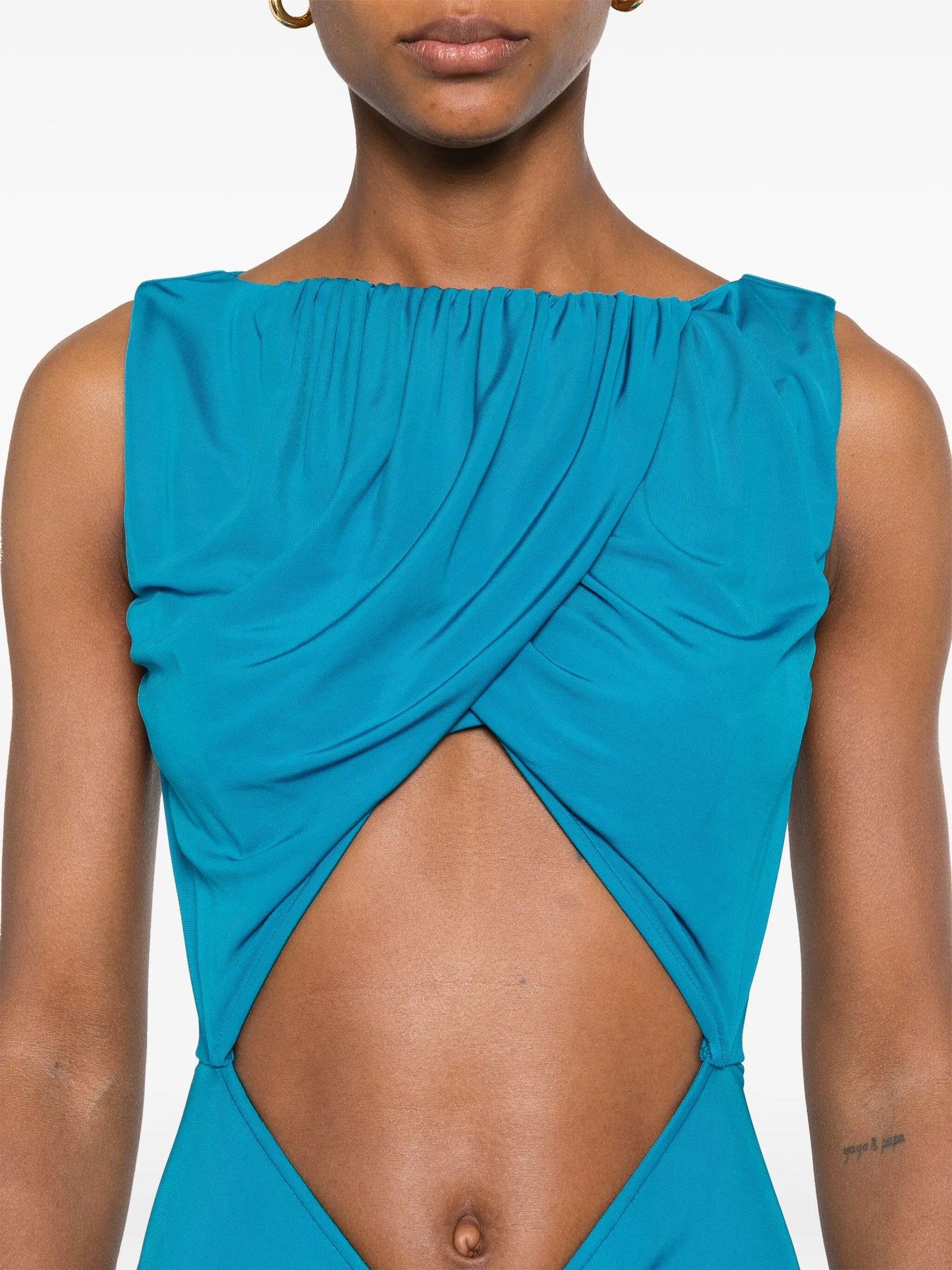 bateu draped gown