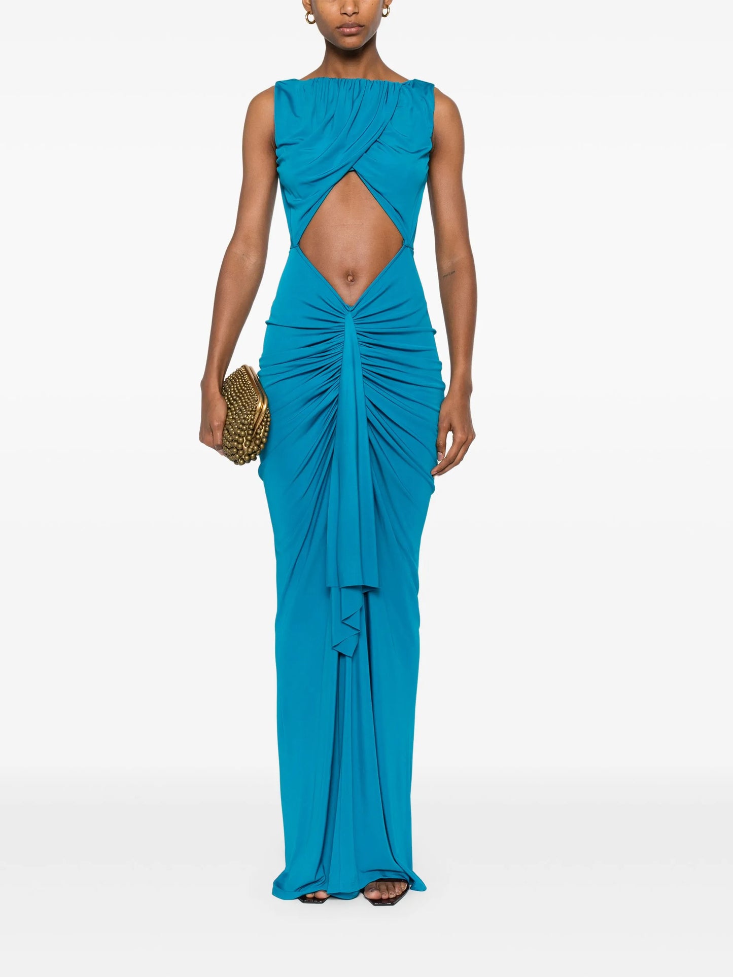 bateu draped gown
