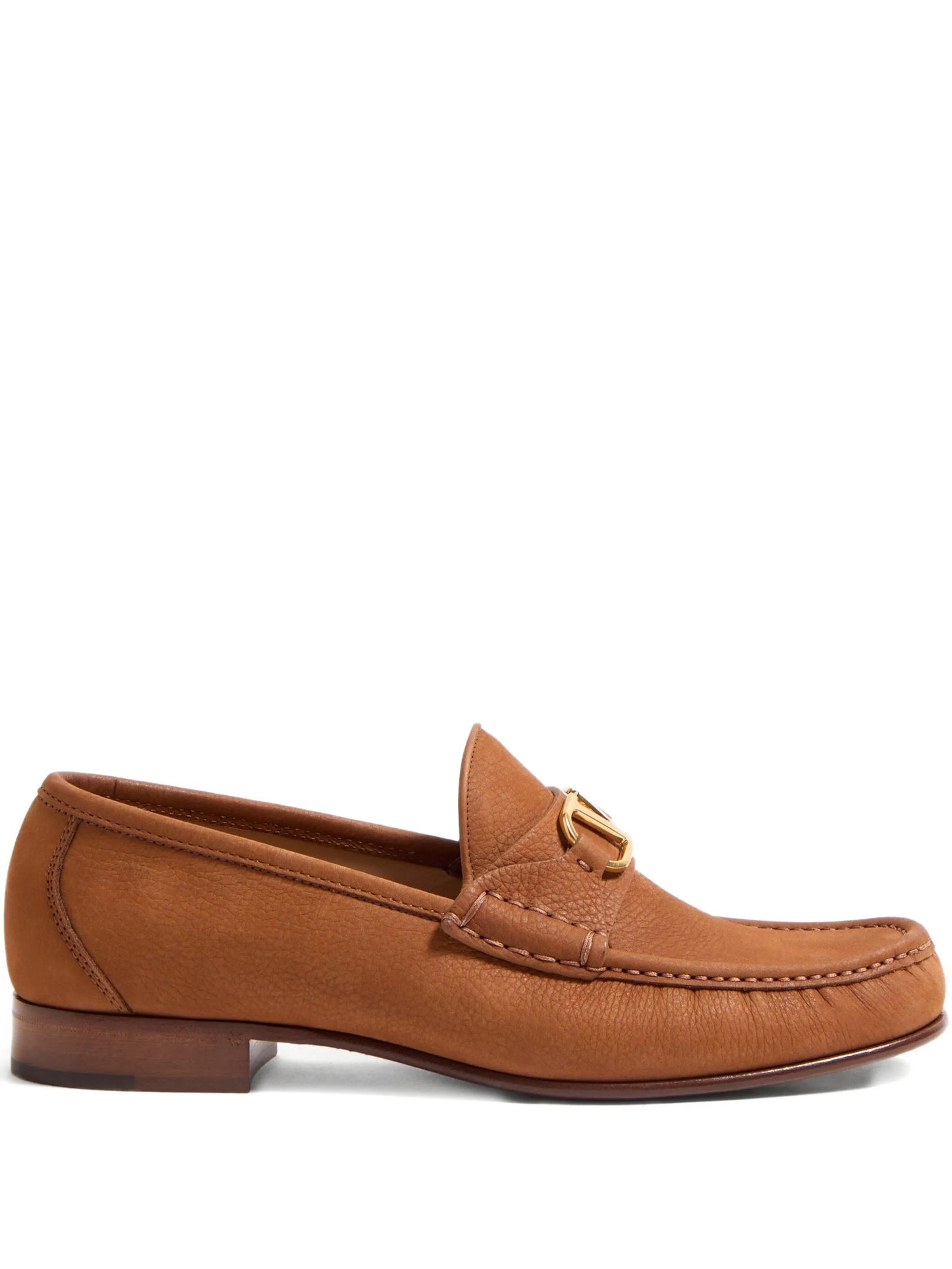 VLogo Signature suede loafers