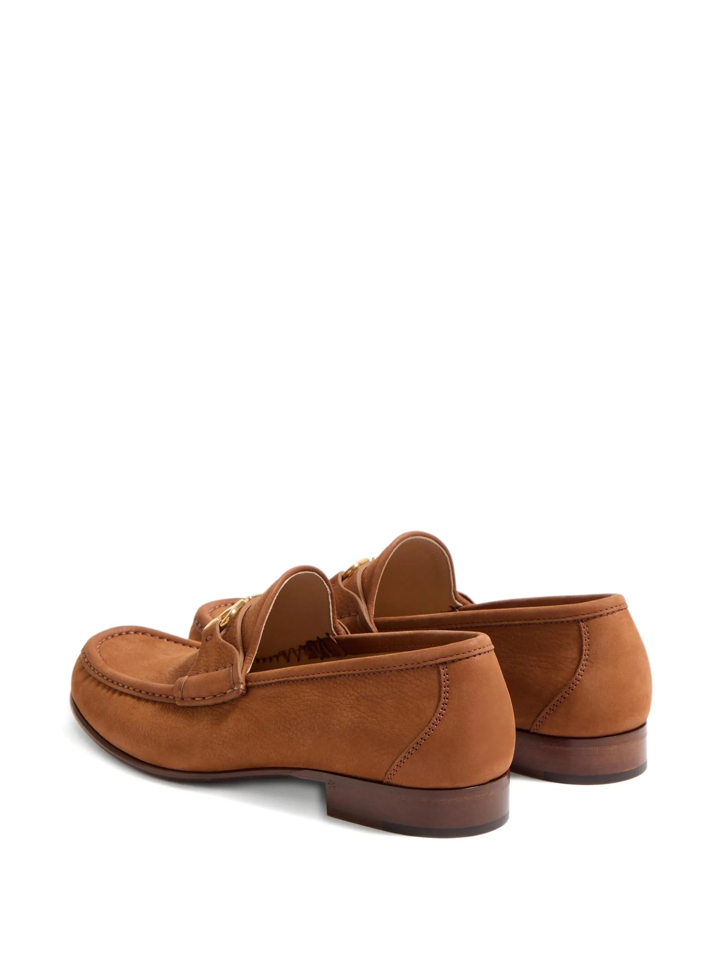 VLogo Signature suede loafers