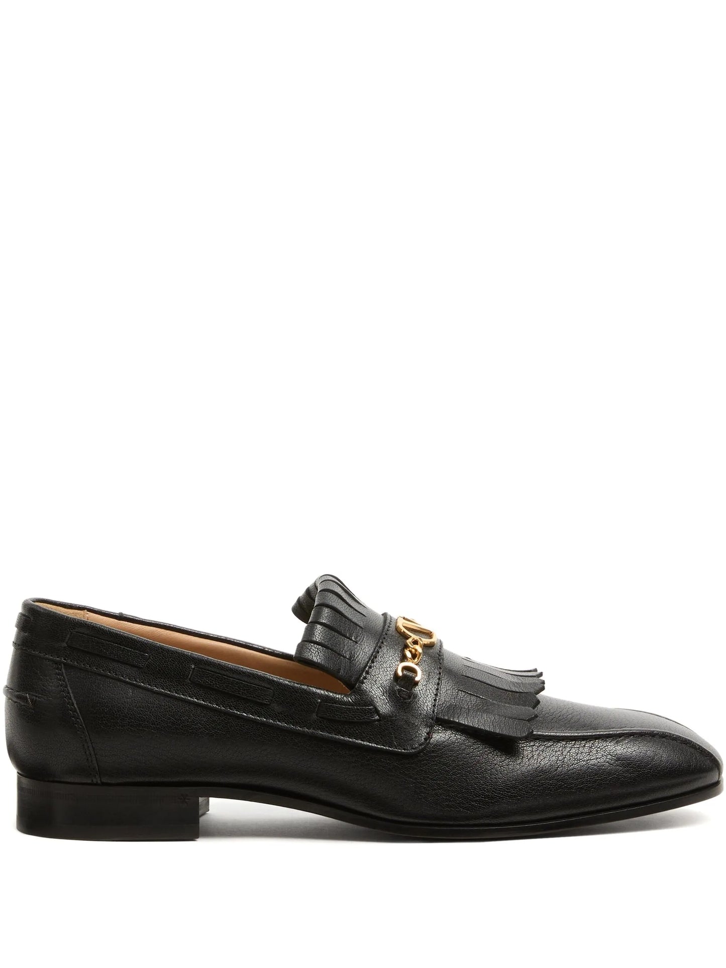 VLogo Signature fringed loafers