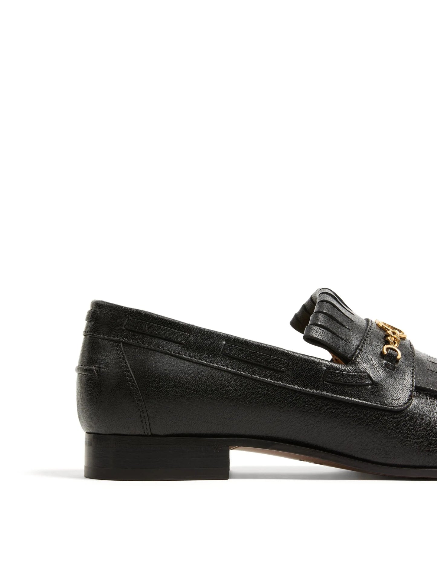 VLogo Signature fringed loafers