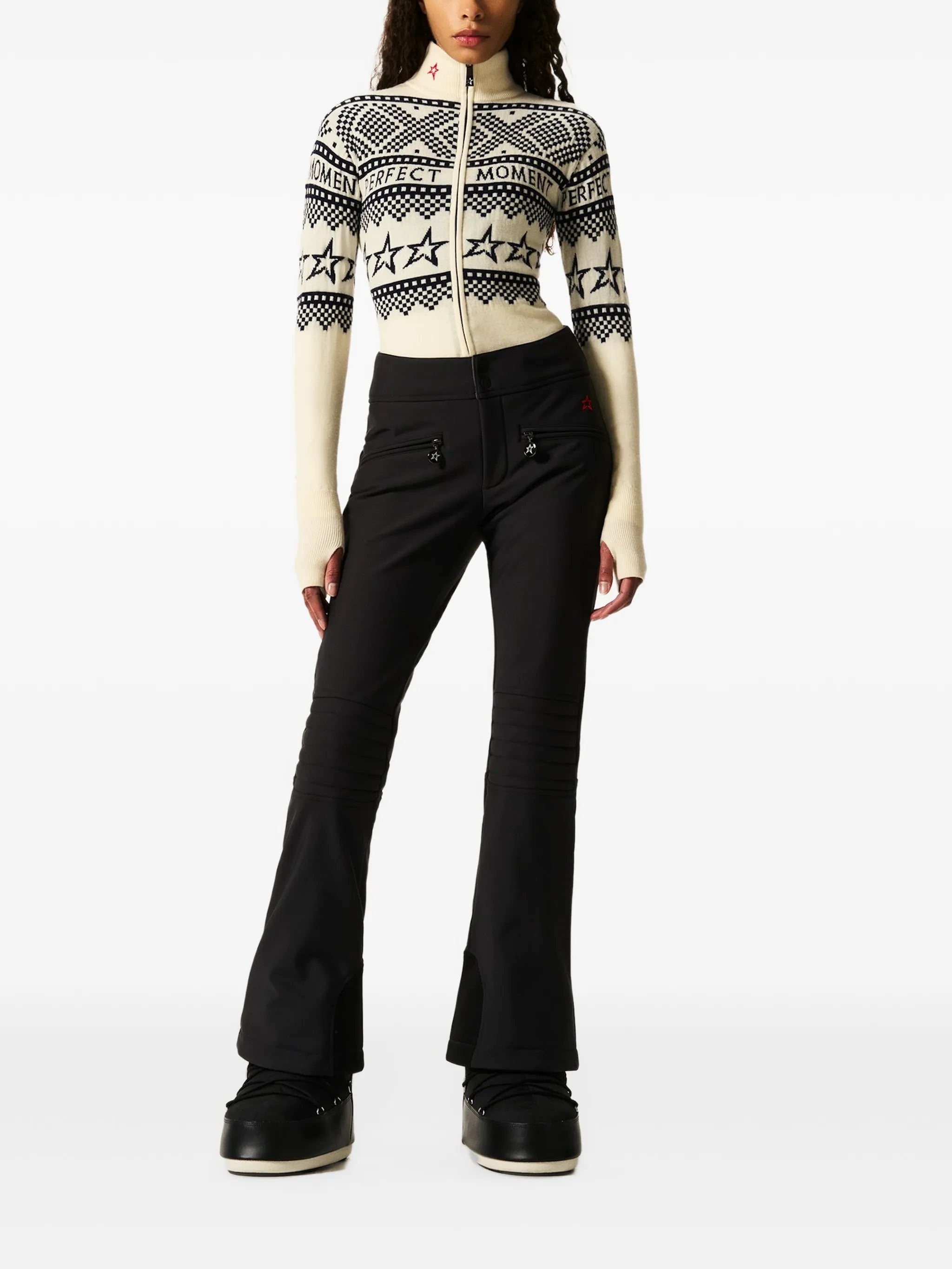 intarsia-knit merino wool bodysuit