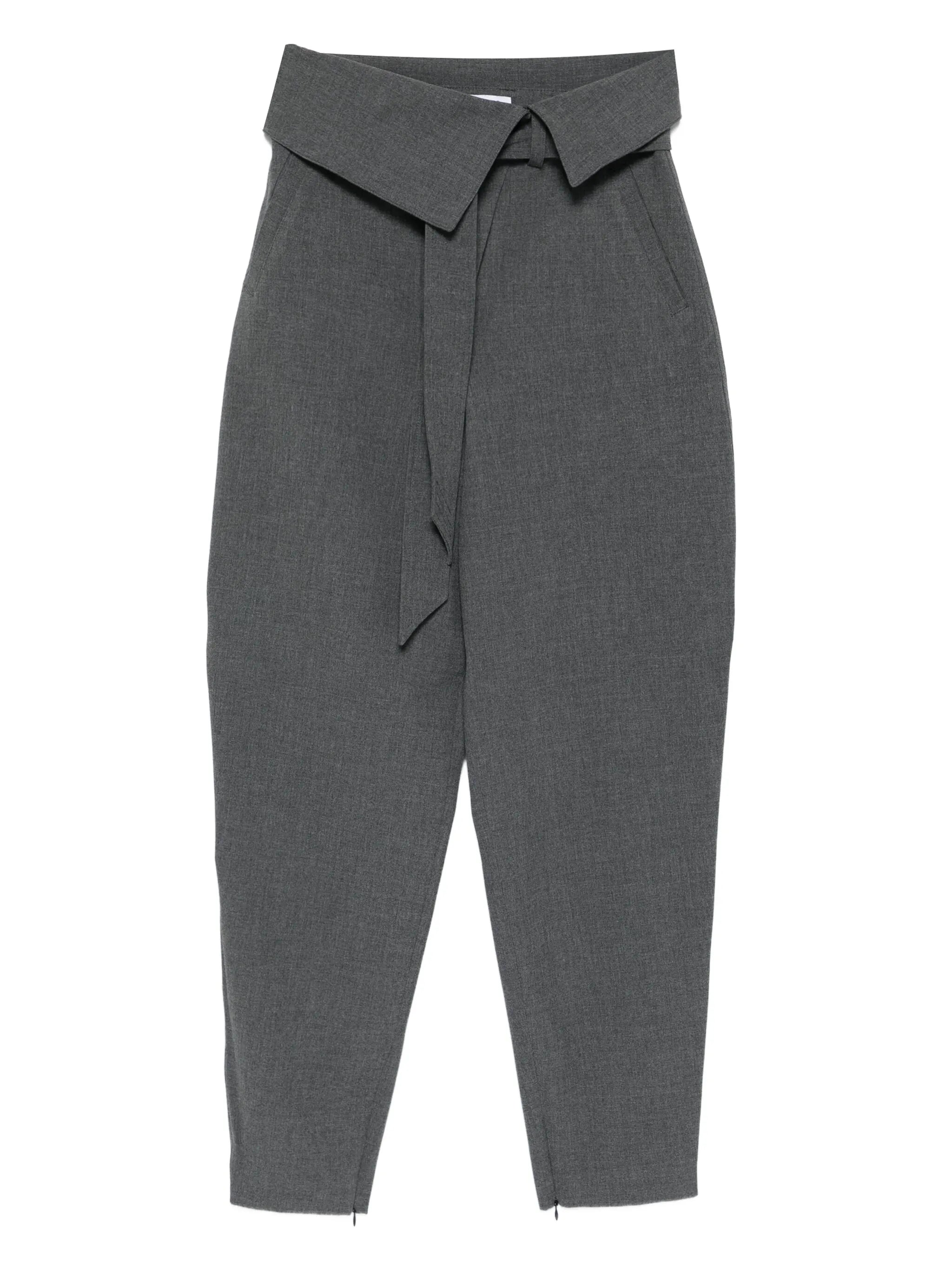 fold-waist trousers