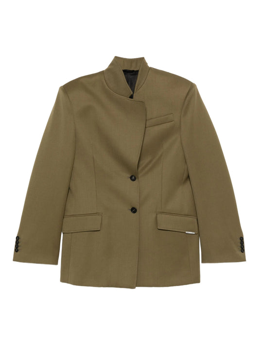 single-breasted blazer