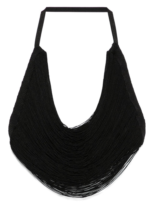 multi-strings crop top