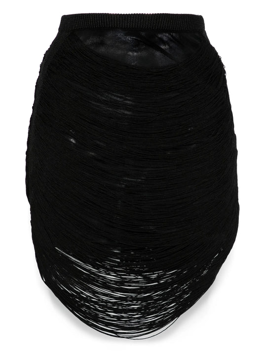 multi-strings mini skirt