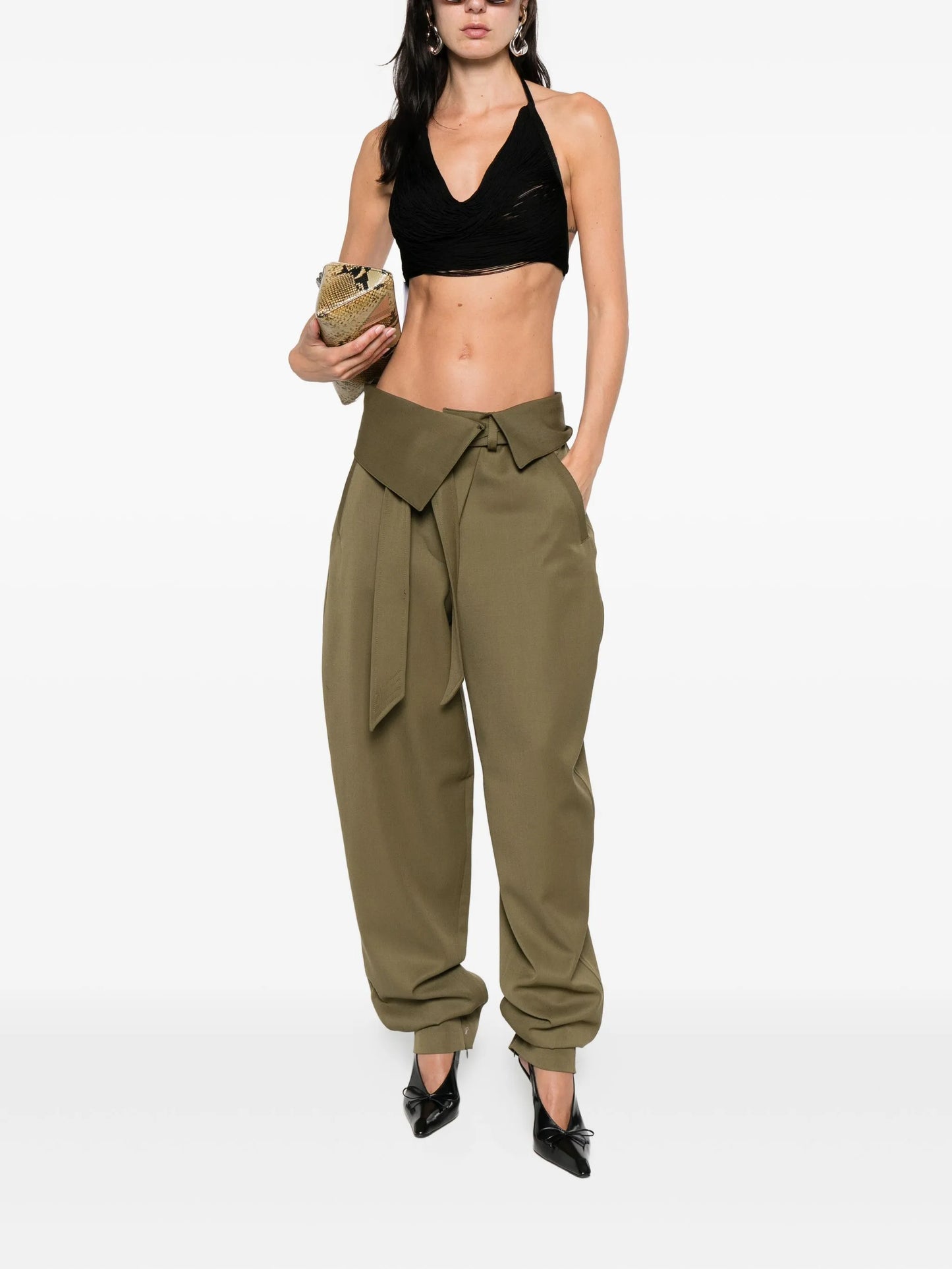 hight-waist tapered trousers