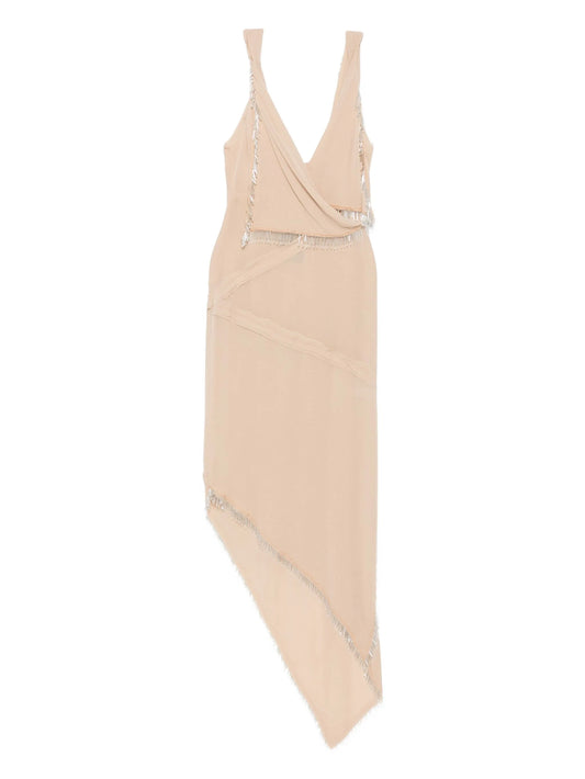 asymmetric midi dress