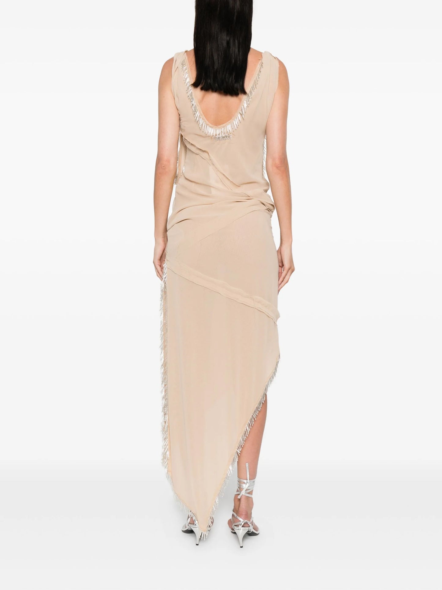 asymmetric midi dress