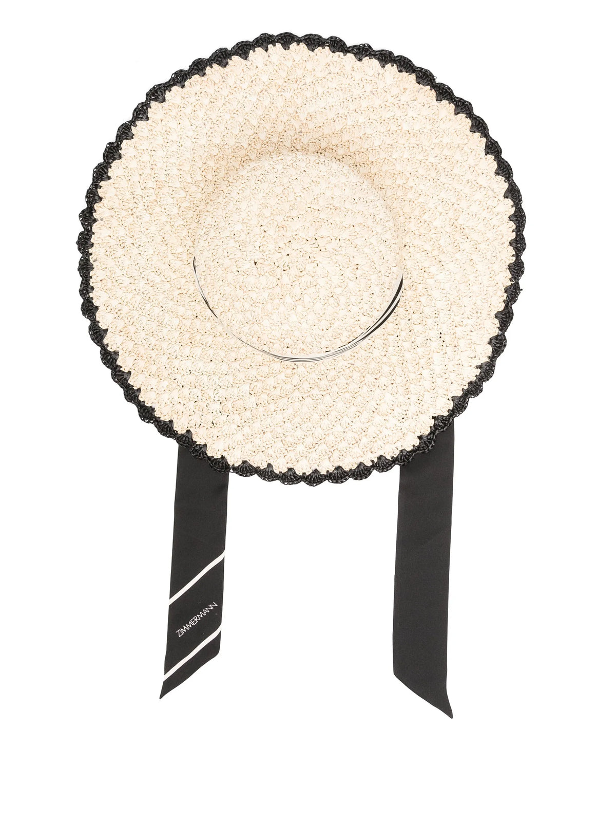 raffia tipped sun hat