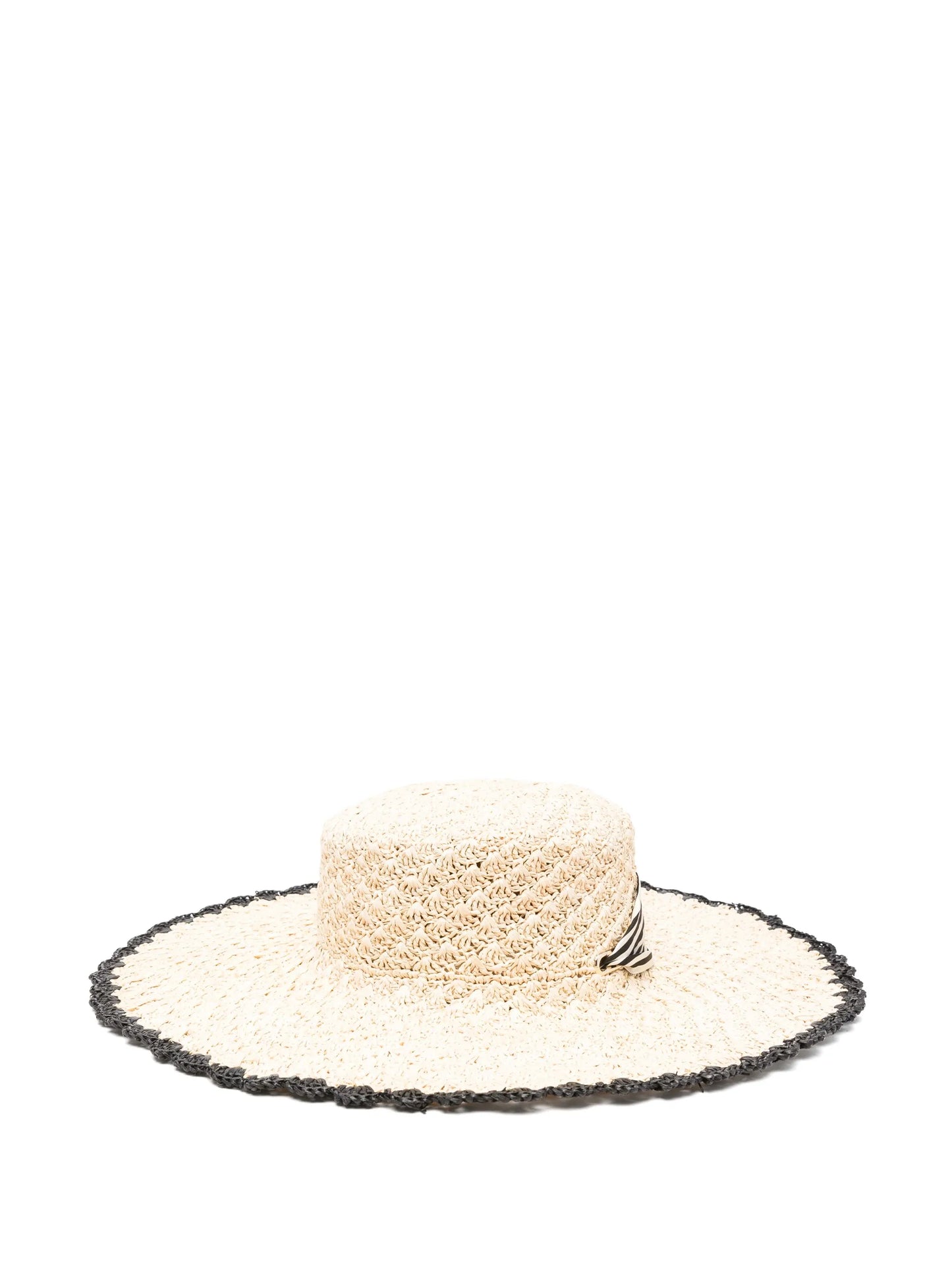 raffia tipped sun hat