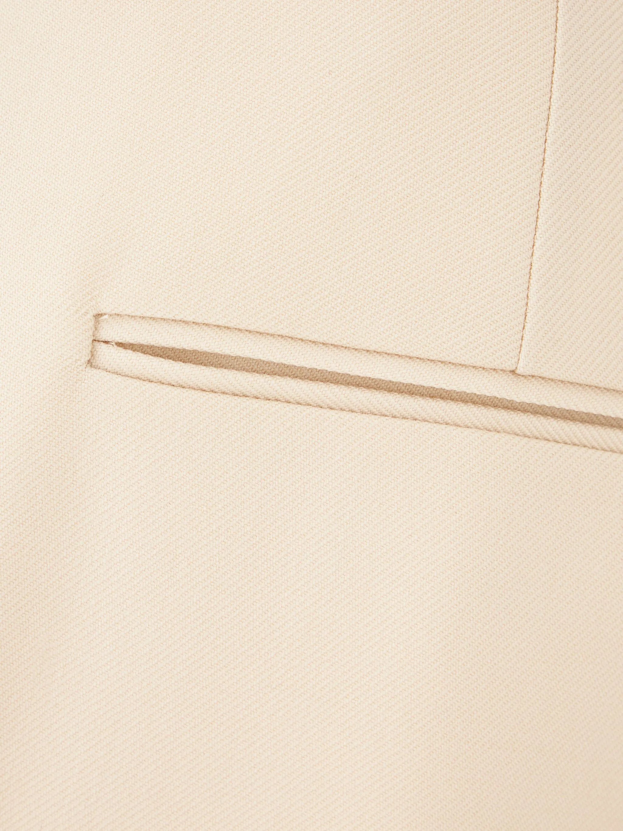 wool gabardine trousers
