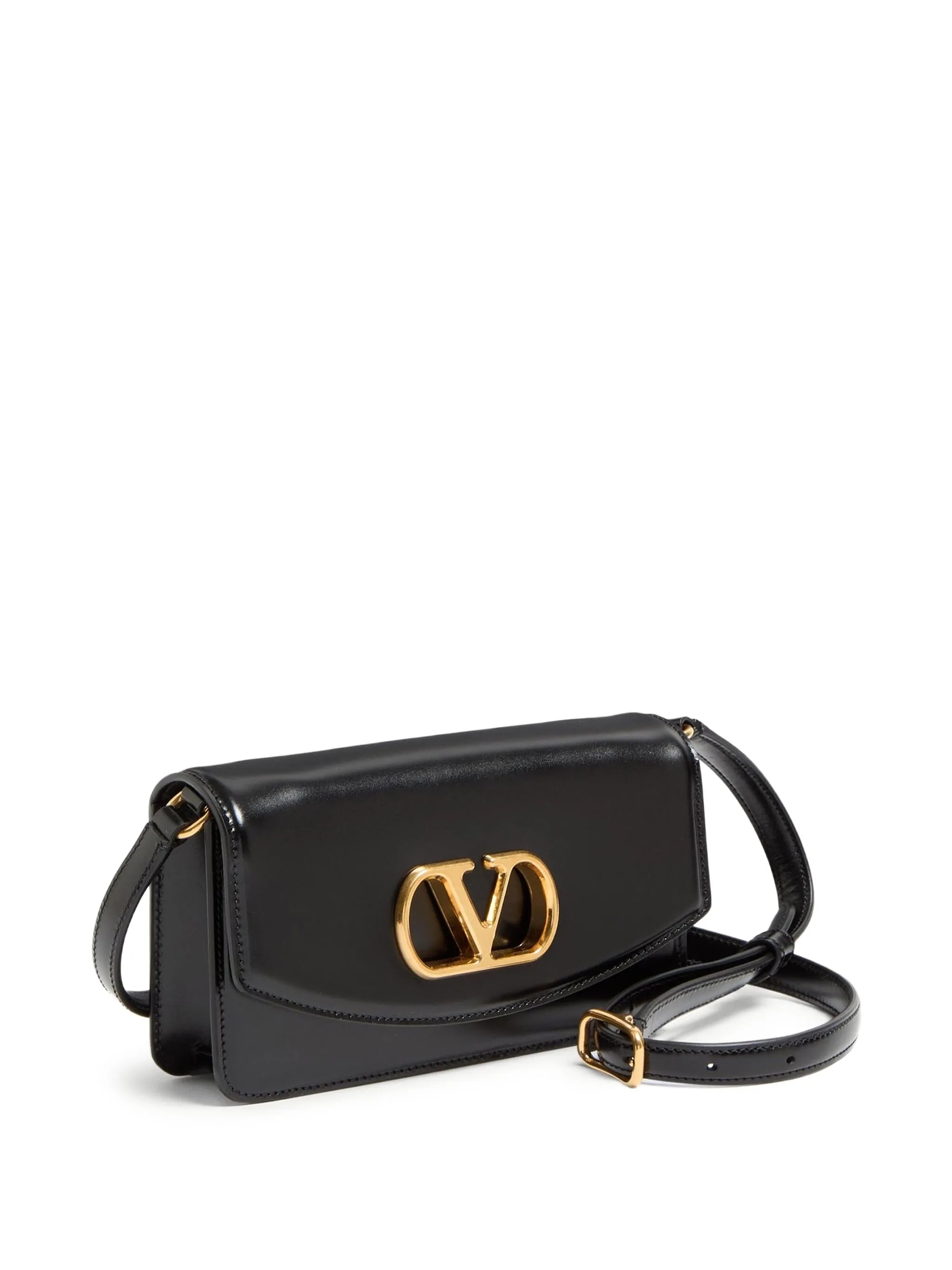 Vain clutch bag in shiny calfskin