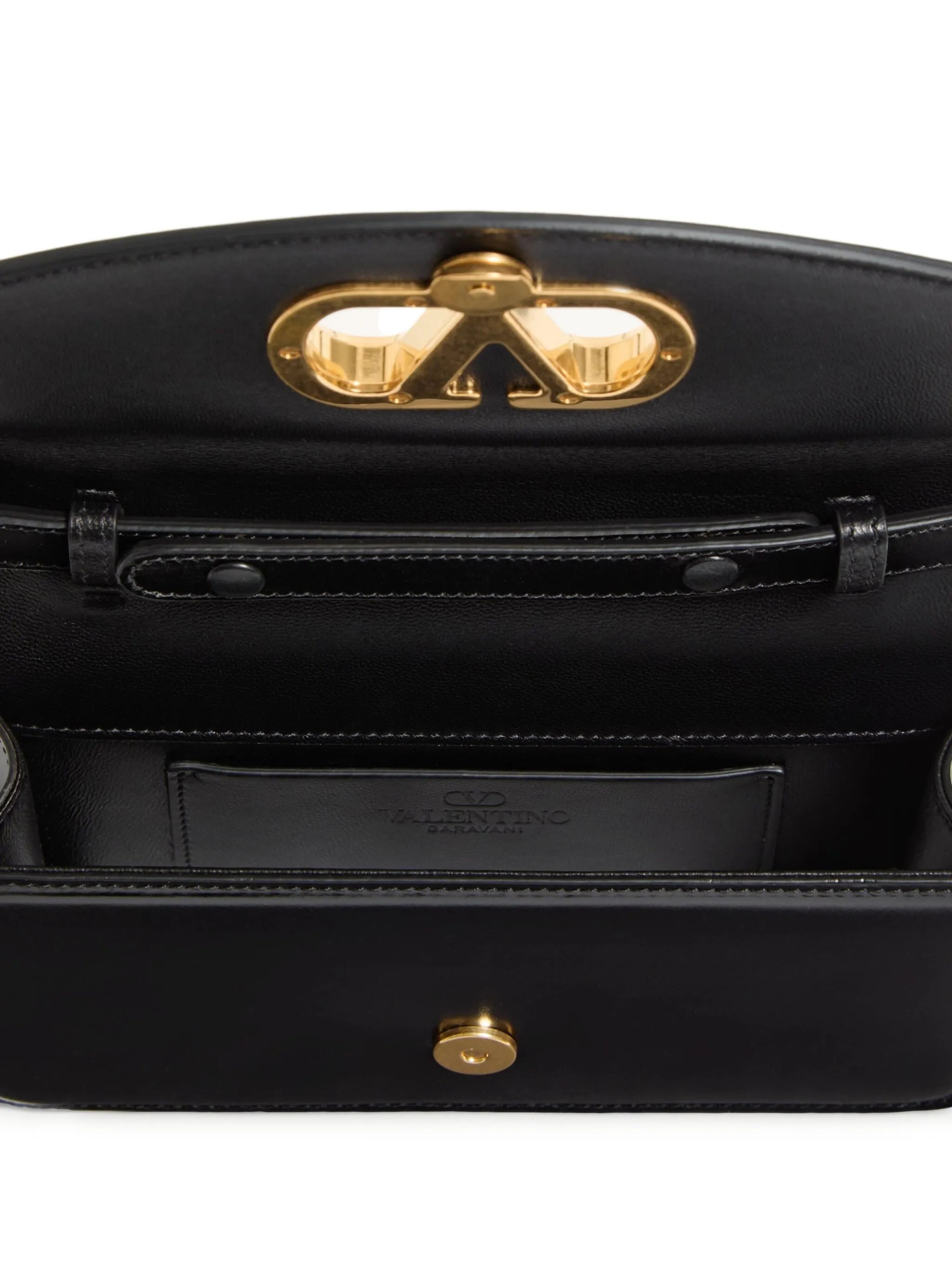 Vain clutch bag in shiny calfskin