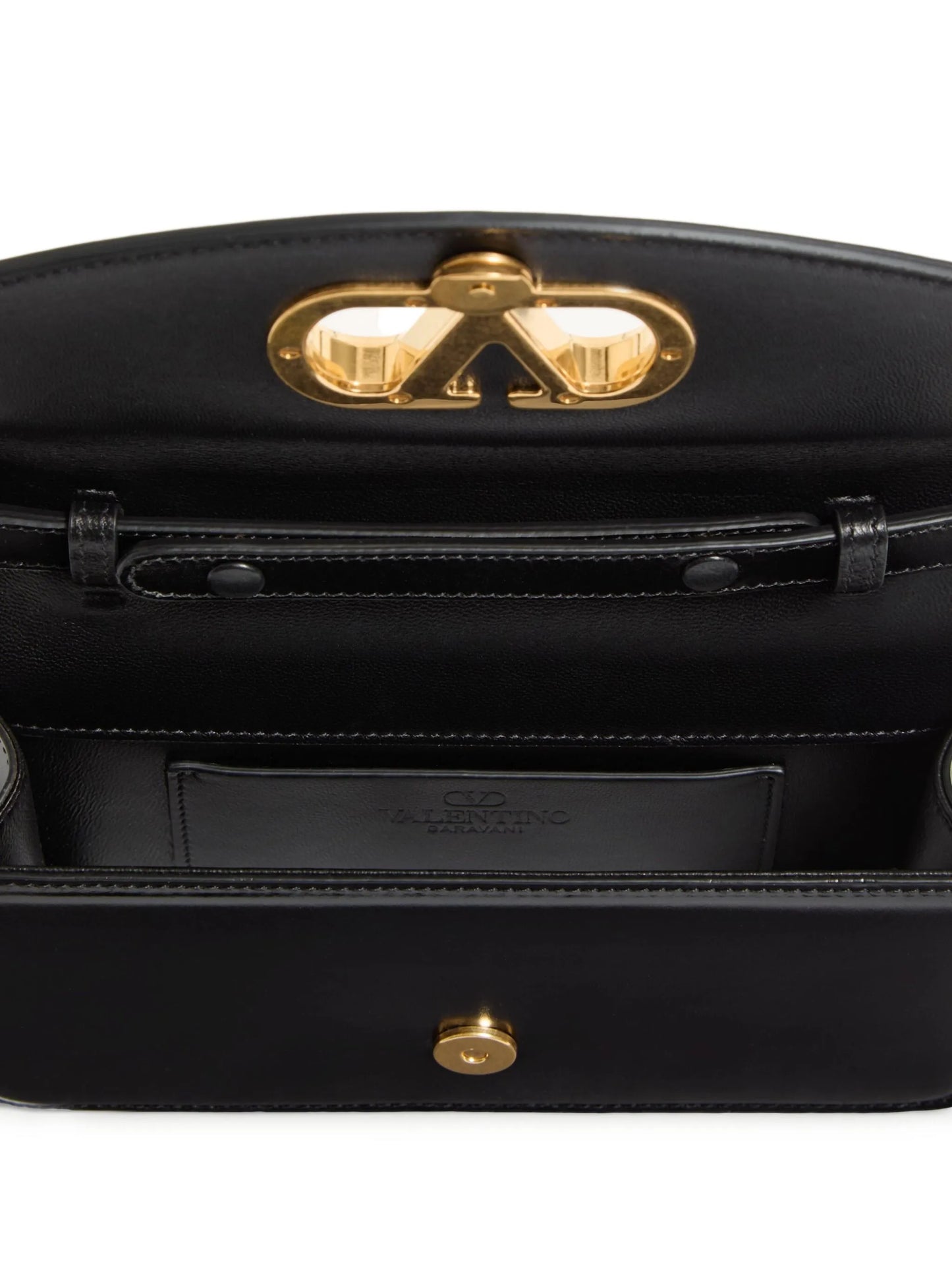 Vain clutch bag in shiny calfskin