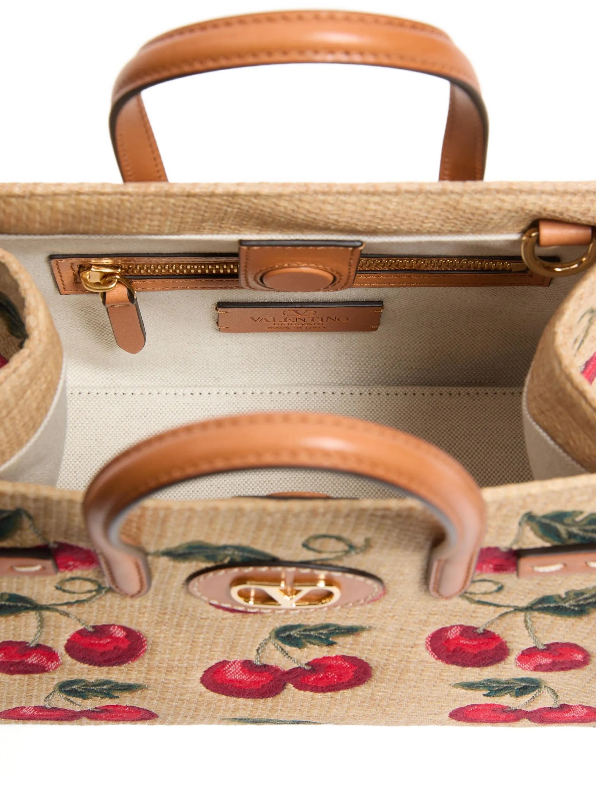small Antibes Cherry-motif tote bag