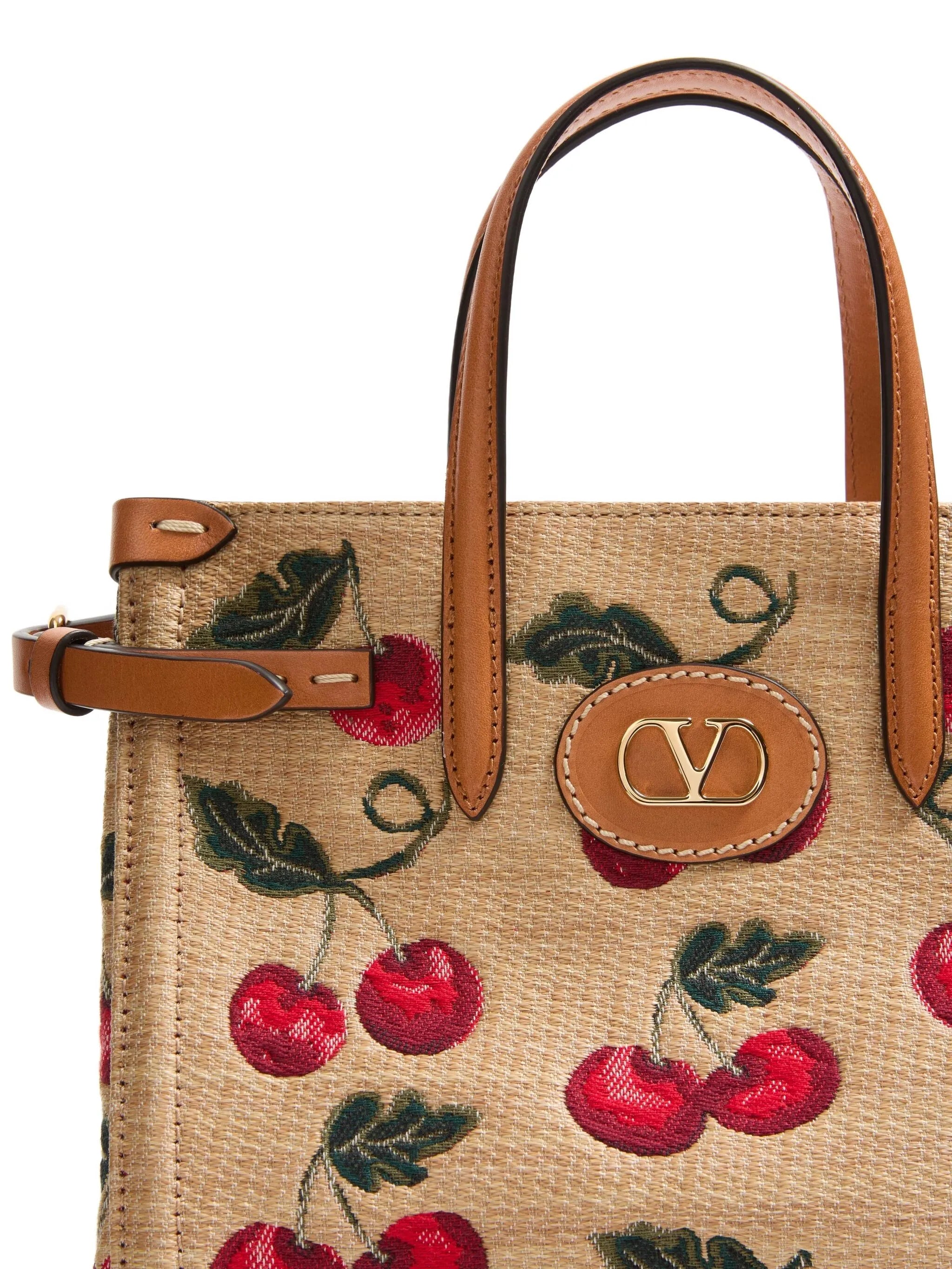 small Antibes Cherry-motif tote bag
