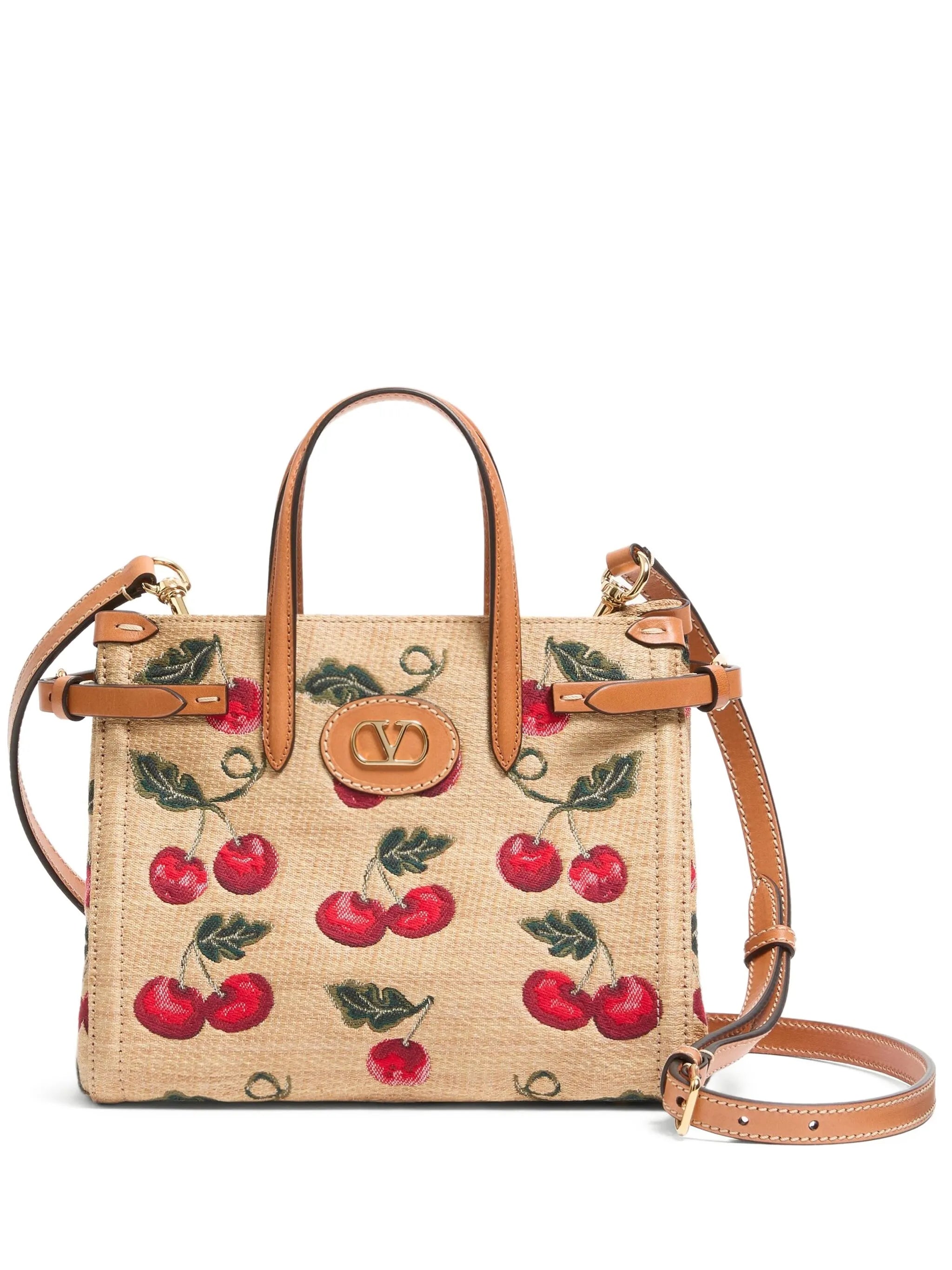 small Antibes Cherry-motif tote bag