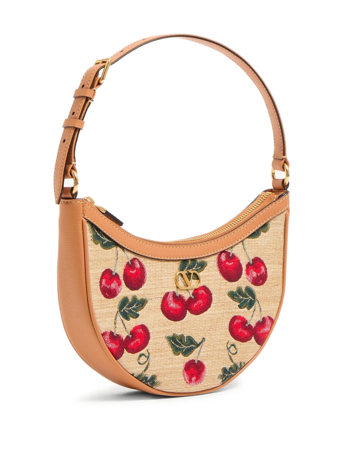 mini VLogo Signature Cherryfic-print shoulder bag