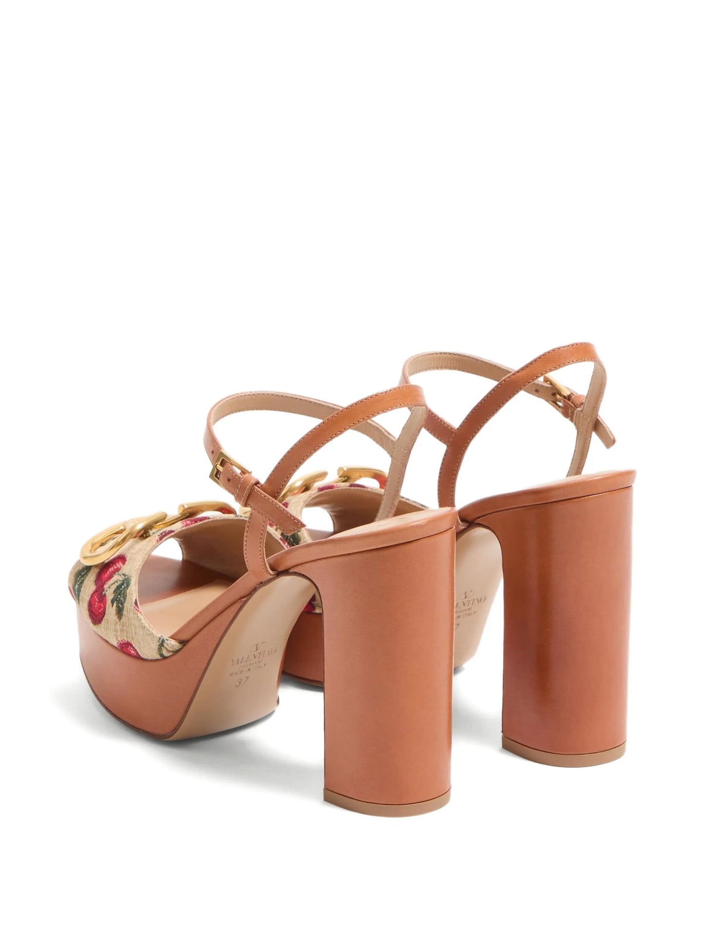 115mm VLogo Signature Cherryfic sandals