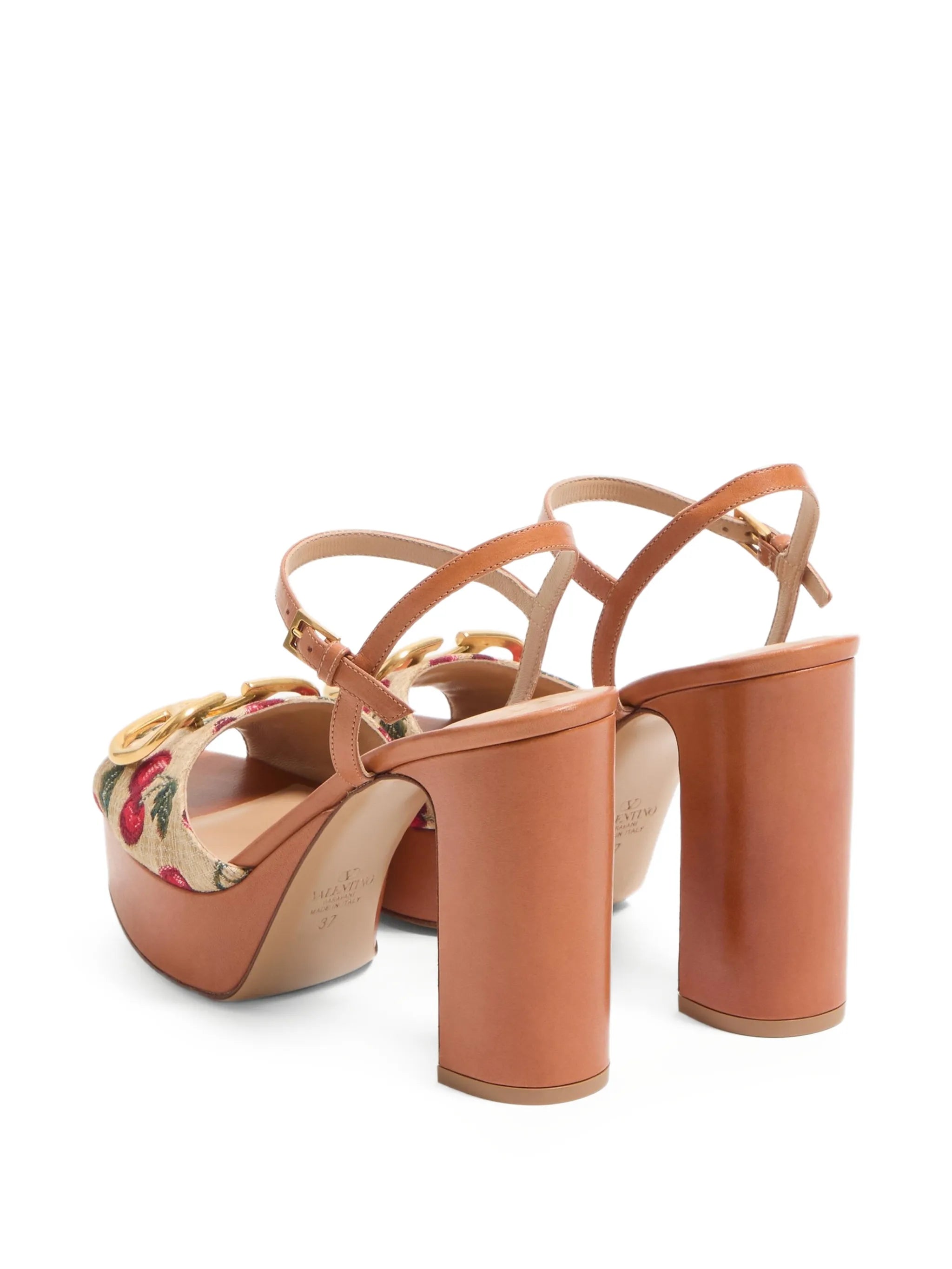 VLogo Signature Cherryfic platform sandals 115mm