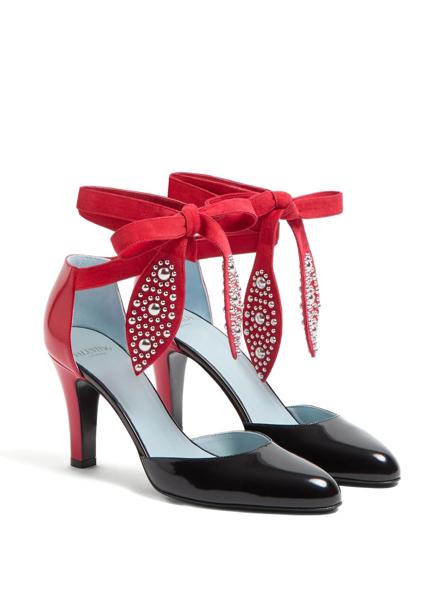 Foliefoliage tie-fastening pumps