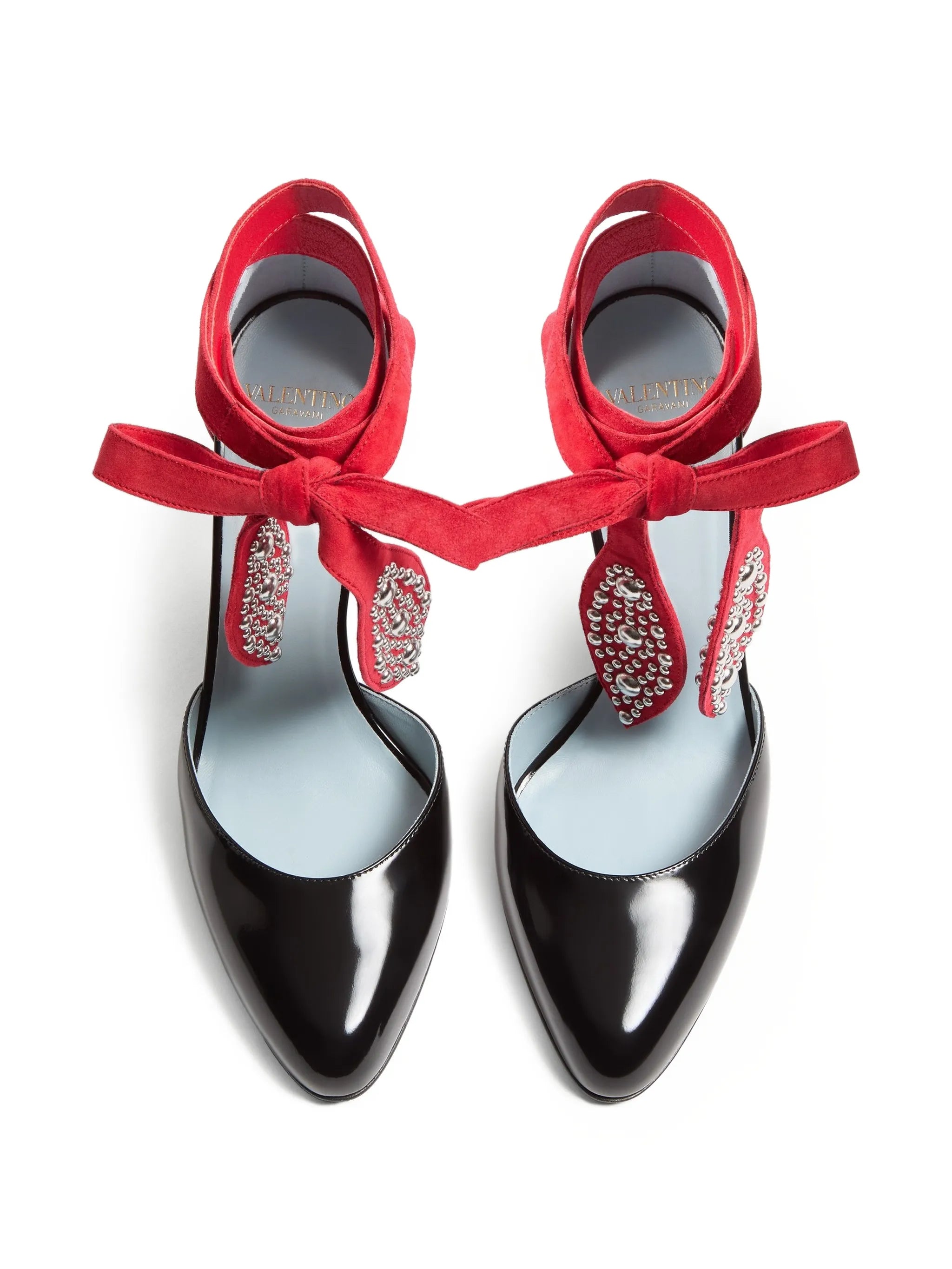 Foliefoliage tie-fastening pumps