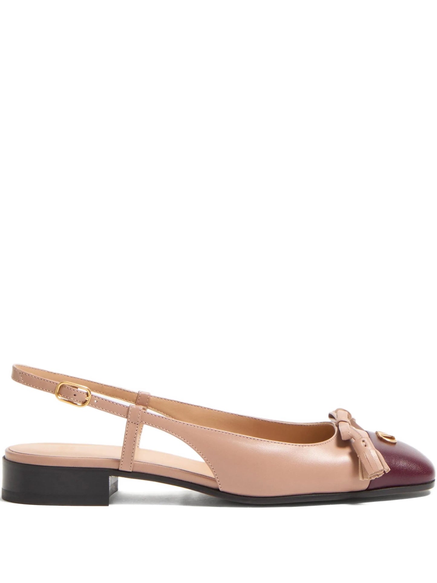25mm Valet Du Roi Kid slingback ballet flats