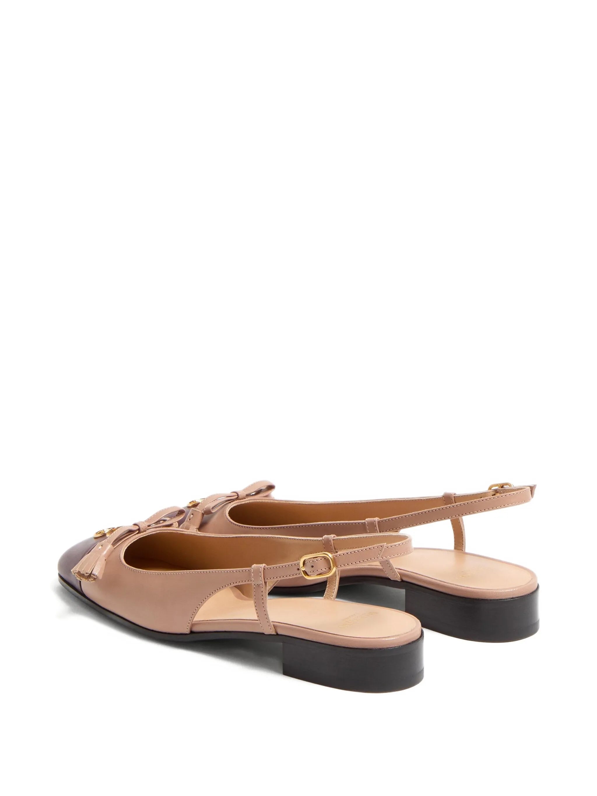 25mm Valet Du Roi Kid slingback ballet flats