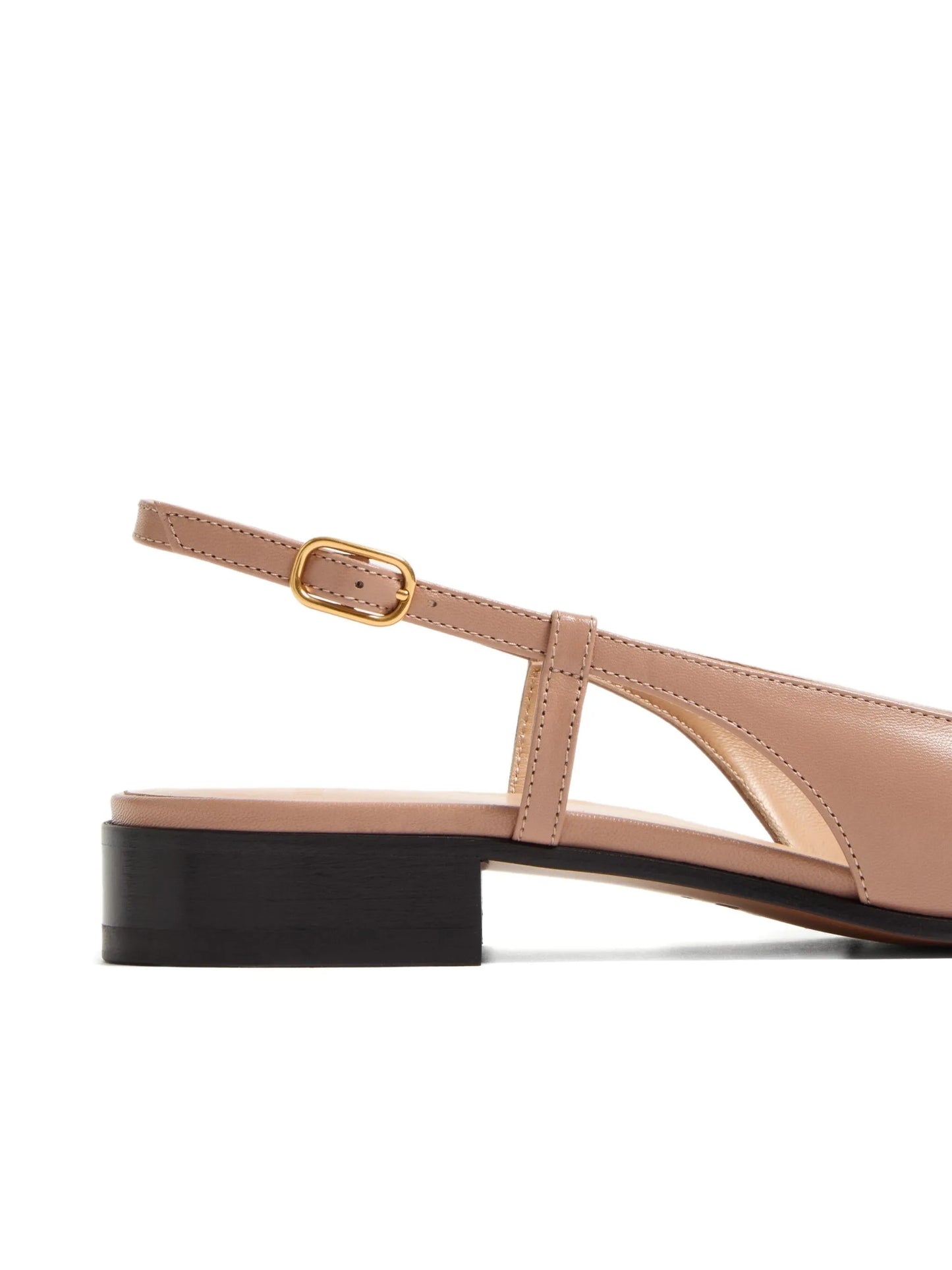 25mm Valet Du Roi Kid slingback ballet flats