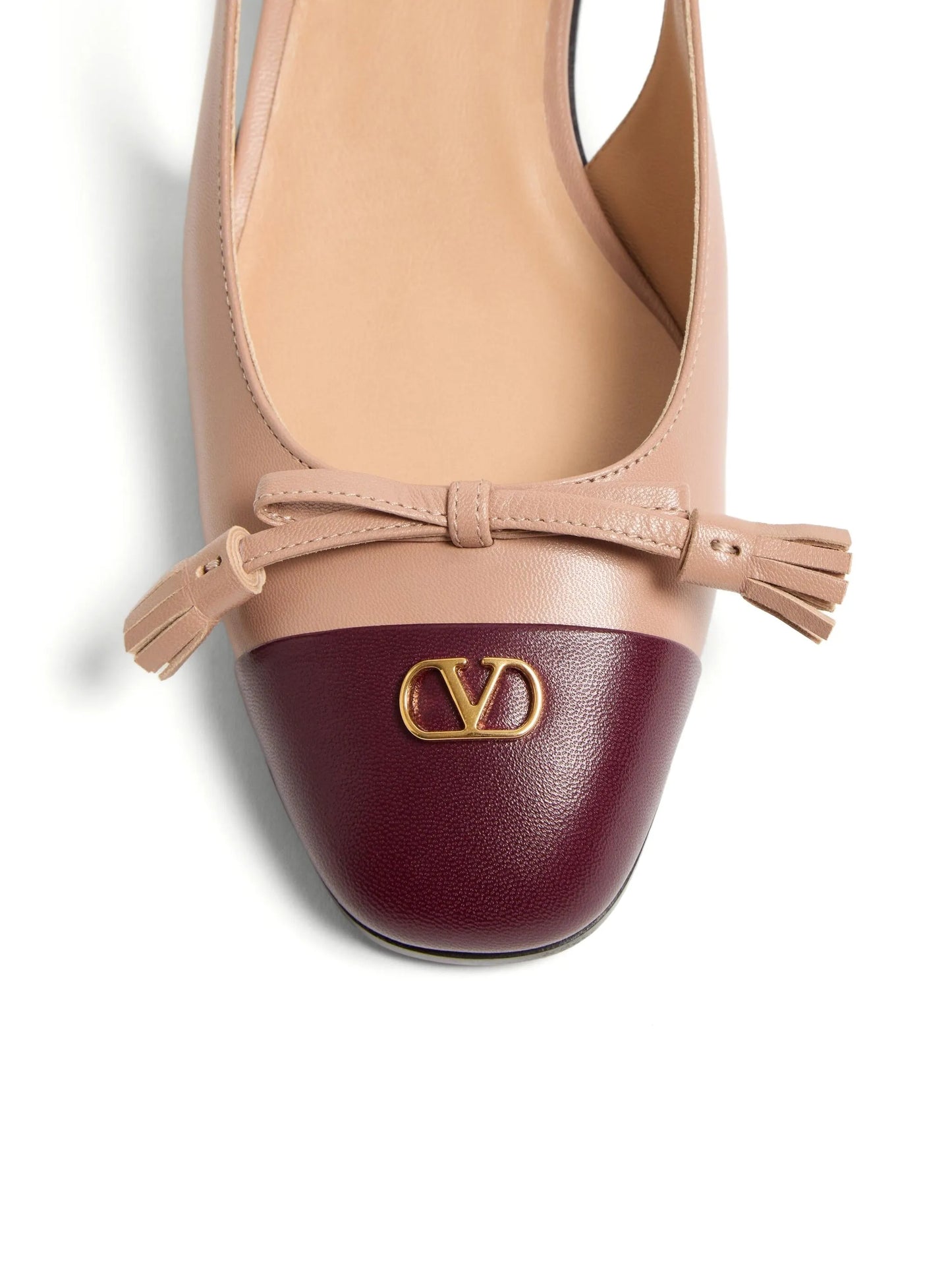 25mm Valet Du Roi Kid slingback ballet flats