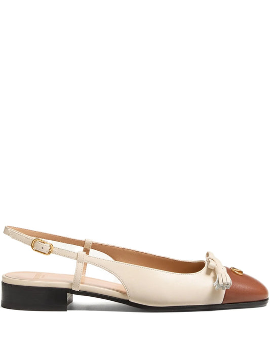 25mm Valet du Roi slingback ballet flats