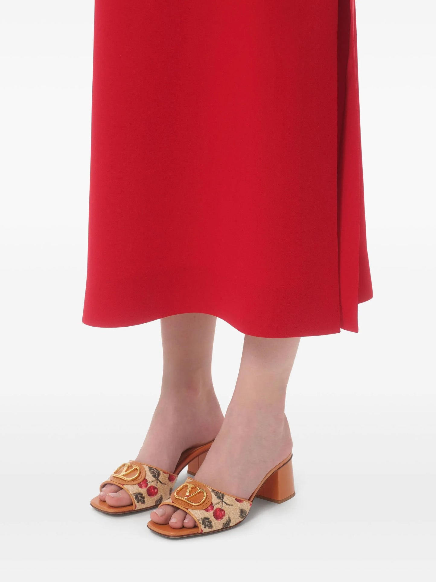 60mm VLogo Signature Cherryfic sandals