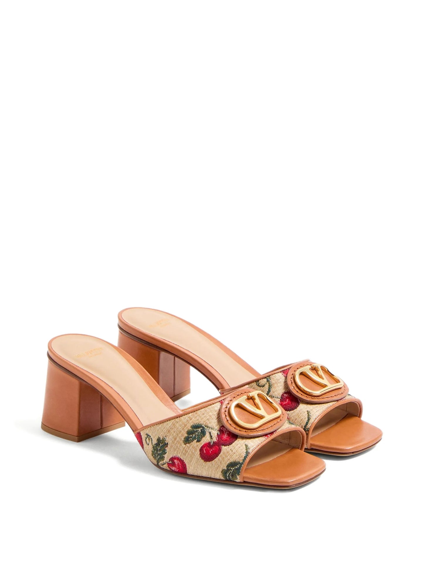 60mm VLogo Signature Cherryfic sandals