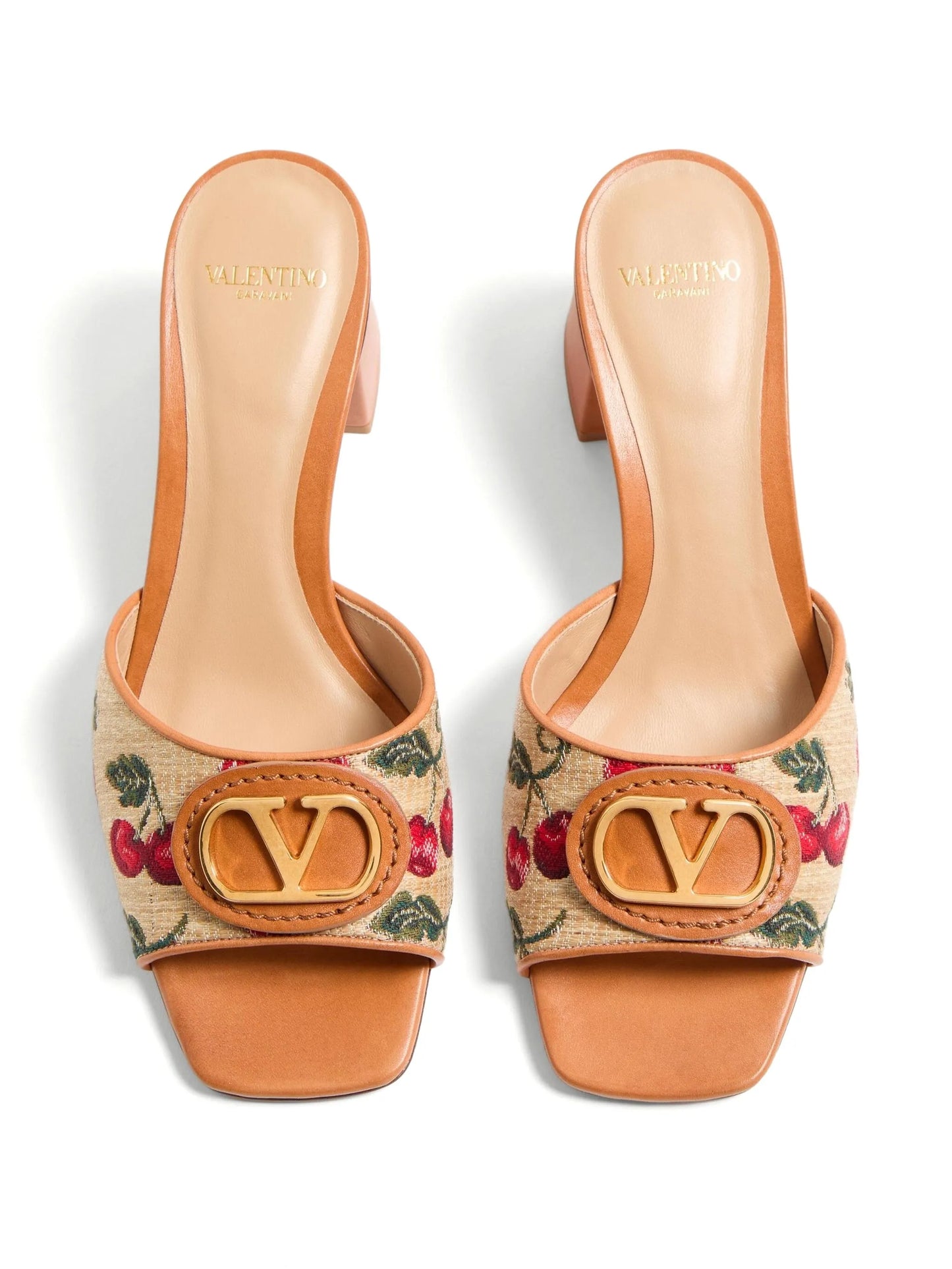 60mm VLogo Signature Cherryfic sandals