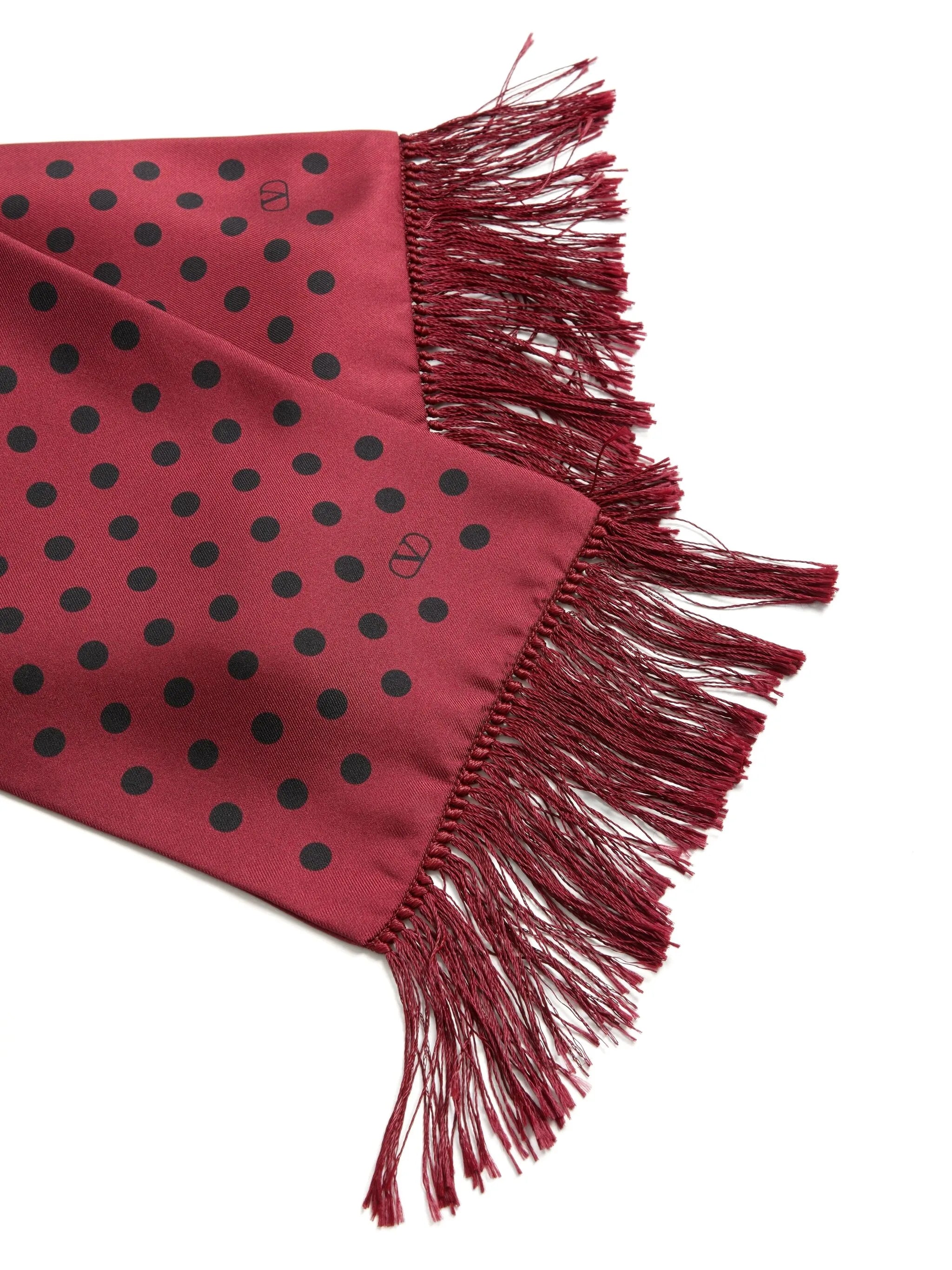 Plusdepois fringed bandeau scarf