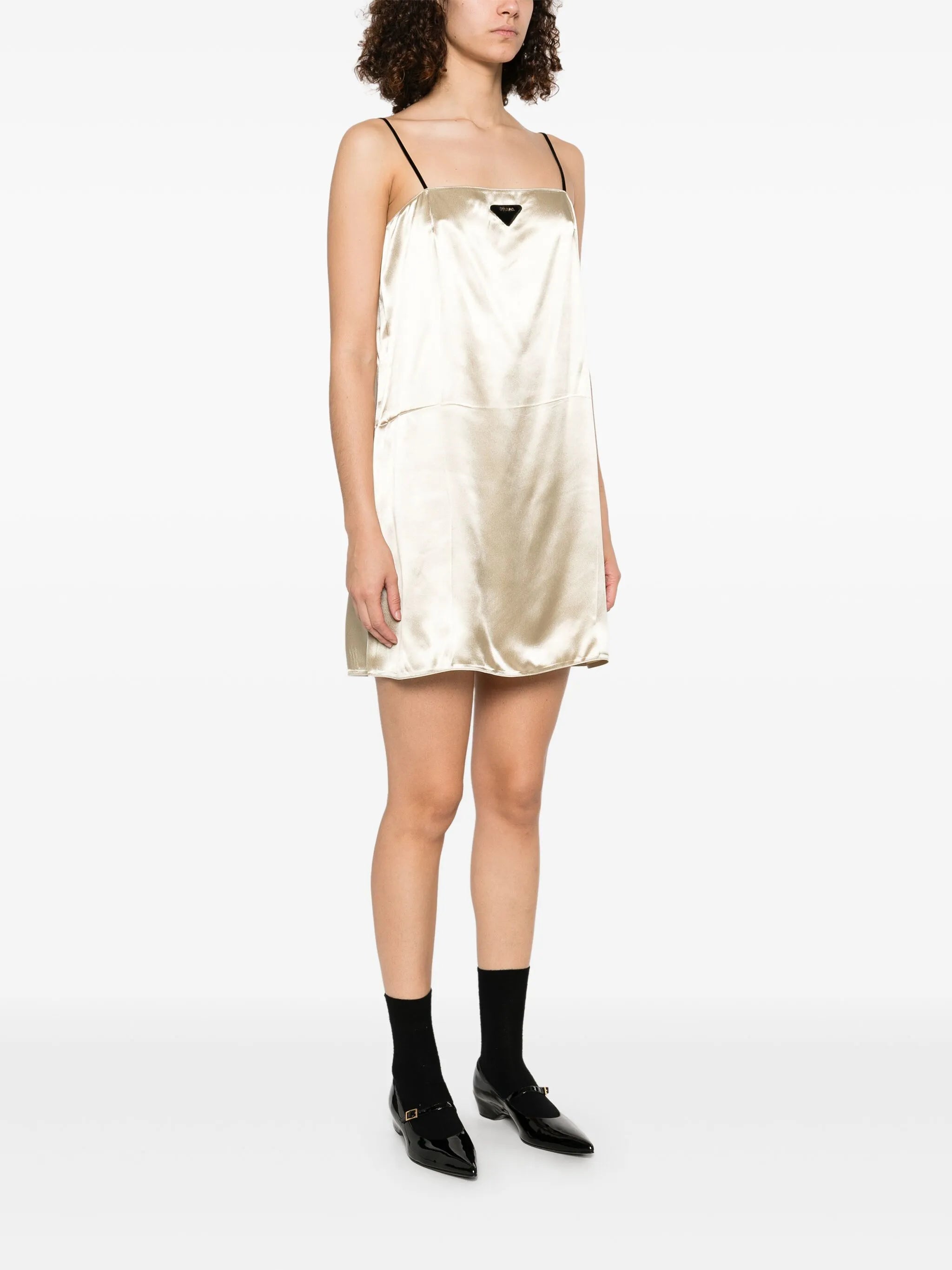 triangle-logo dress