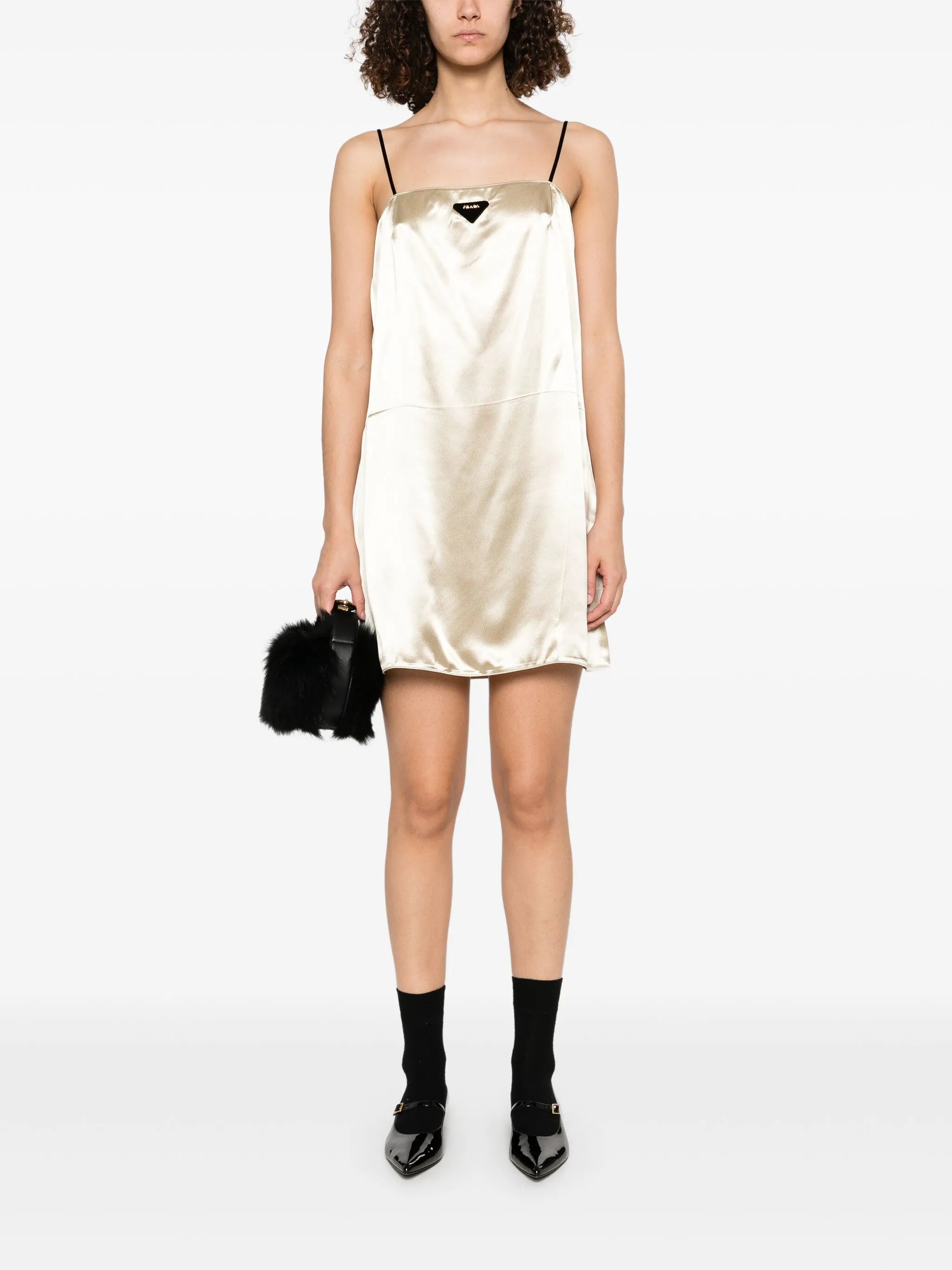 triangle-logo dress