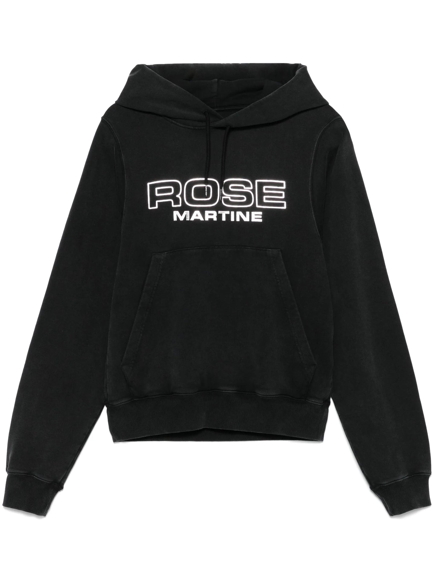raised-logo hoodie