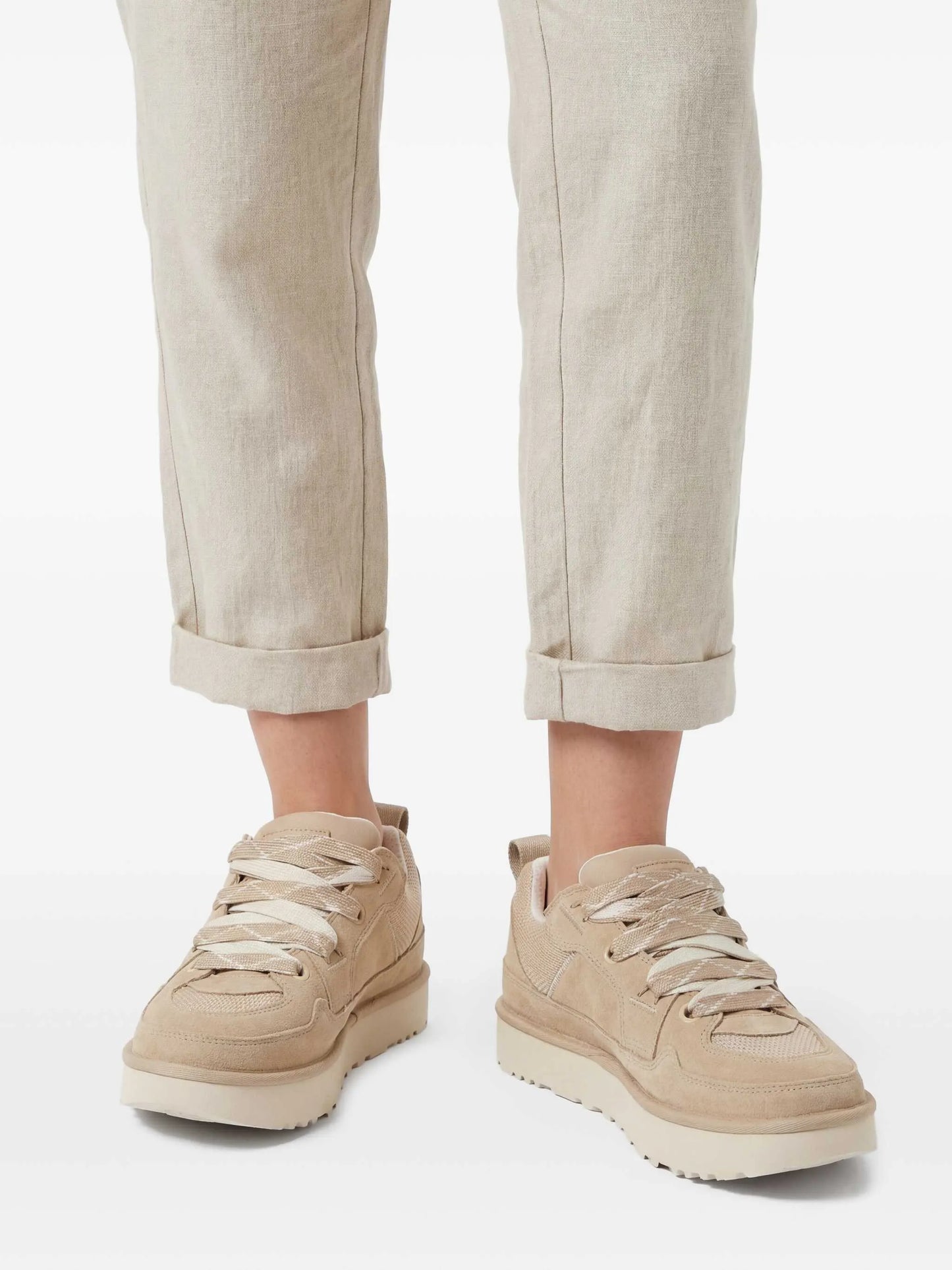 Lo Lowmel lace-up engraved logo sneakers