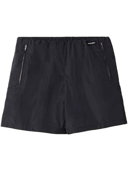wide-leg bermuda shorts