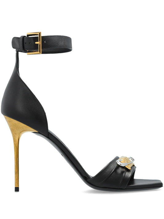 110mm leather sandals