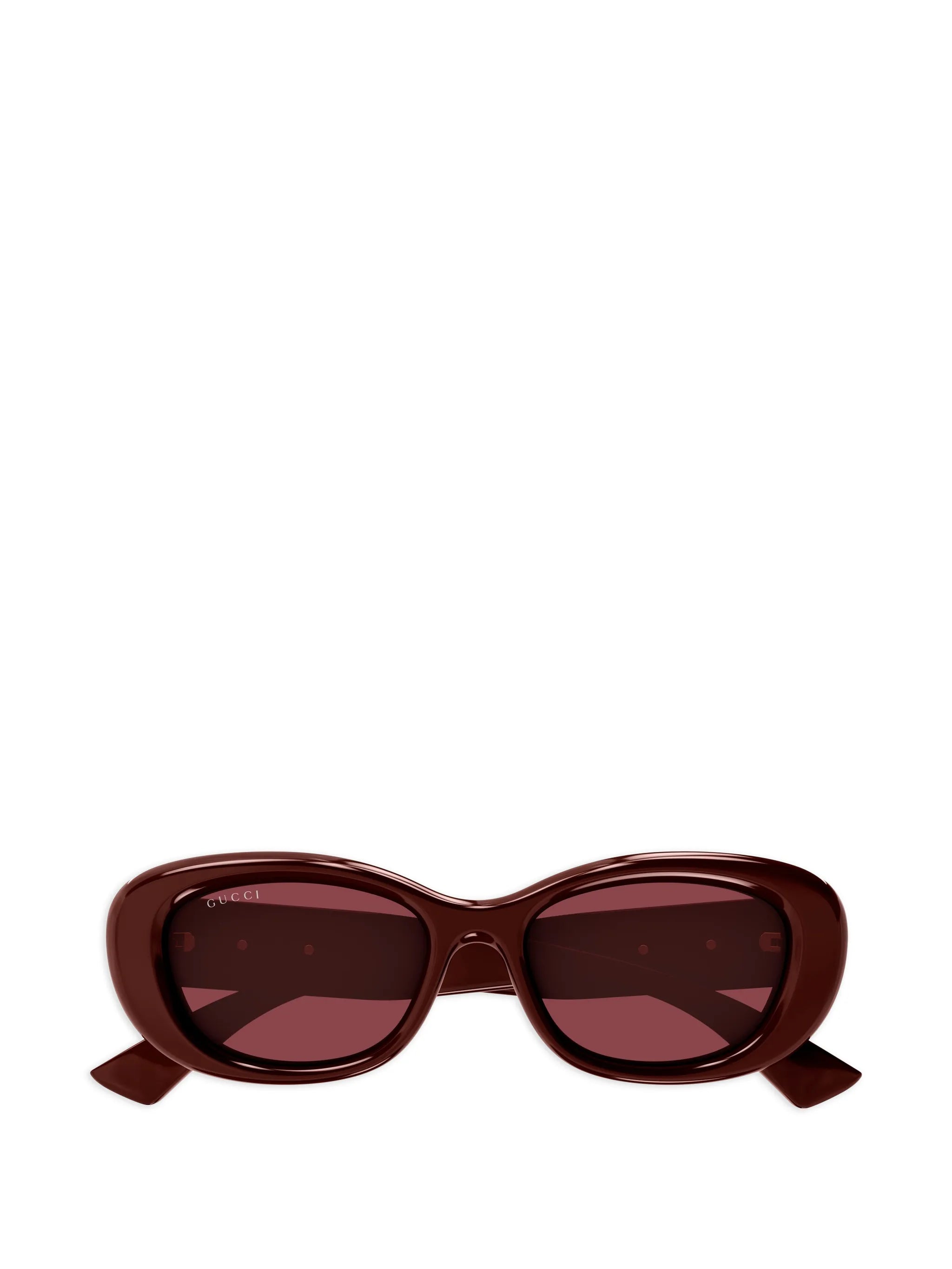 oval-frame sunglasses