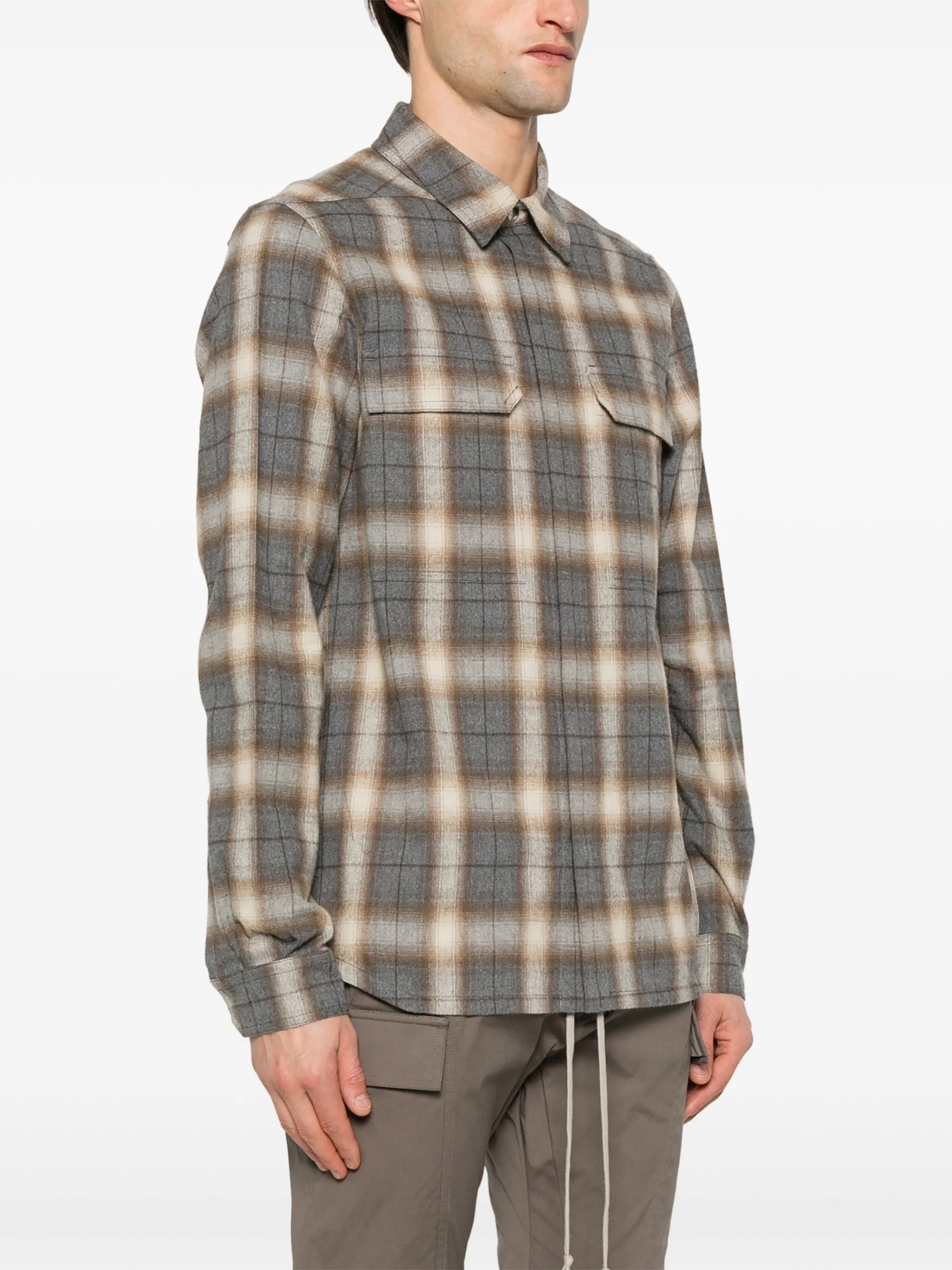 checked shirt
