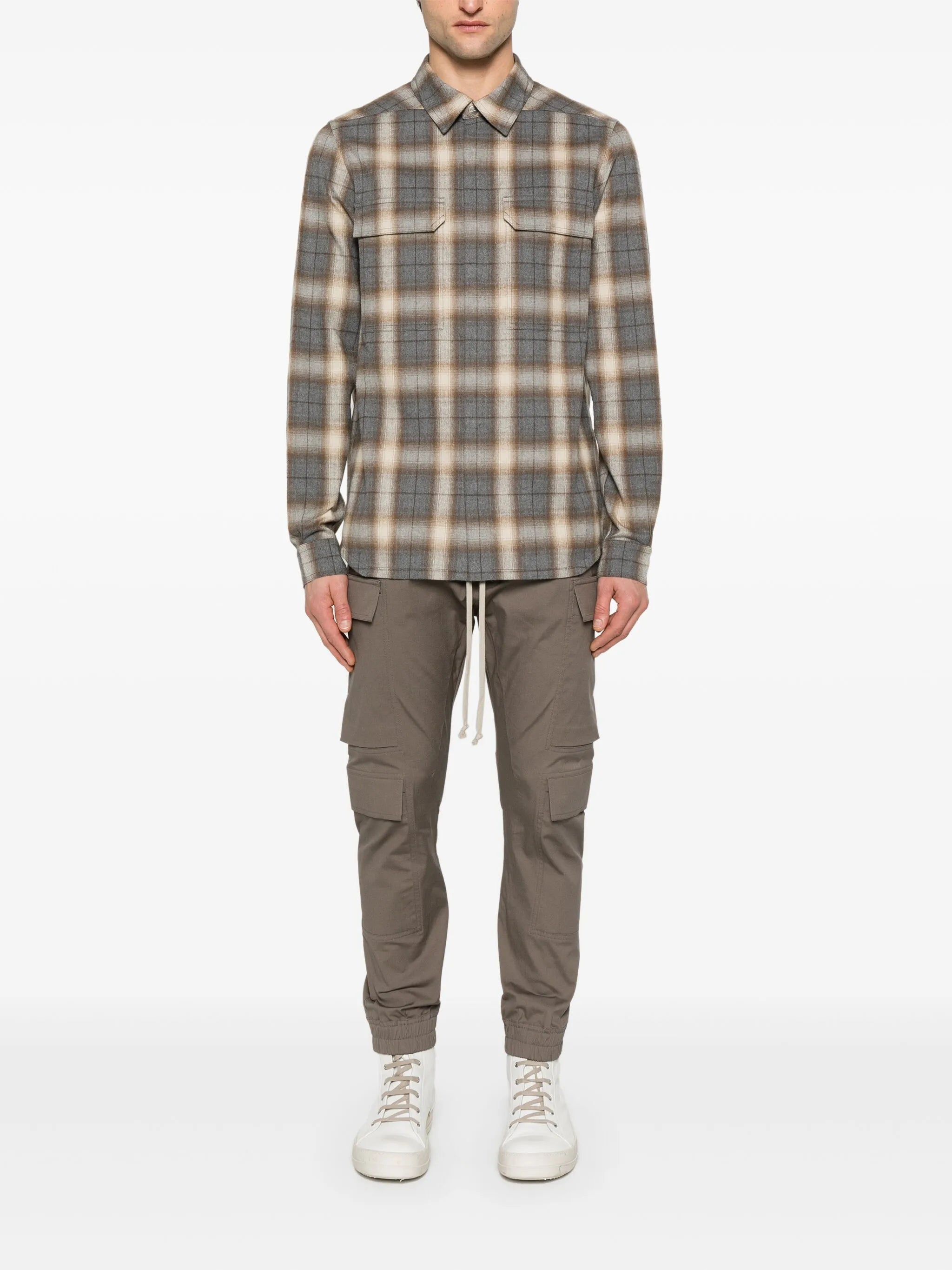 checked shirt